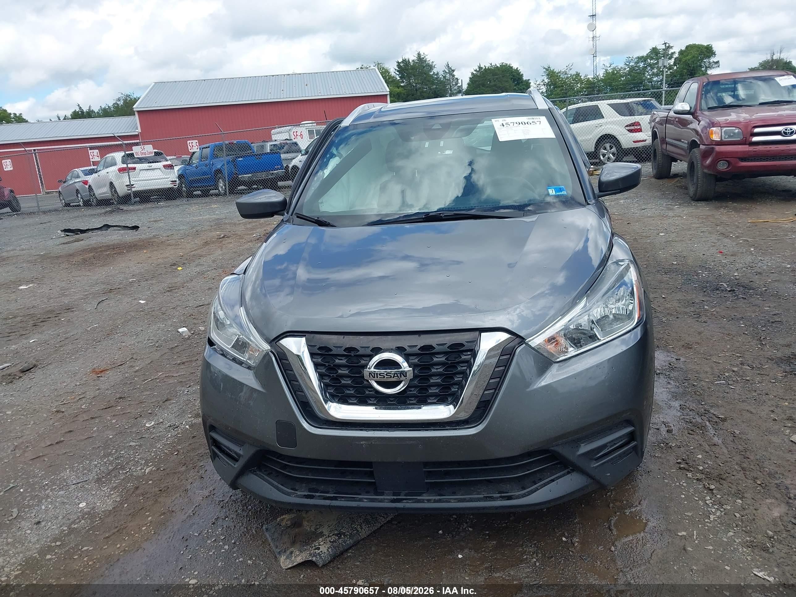 2020 Nissan Kicks Sv Xtronic Cvt Серый vin: 3N1CP5CV6LL516063