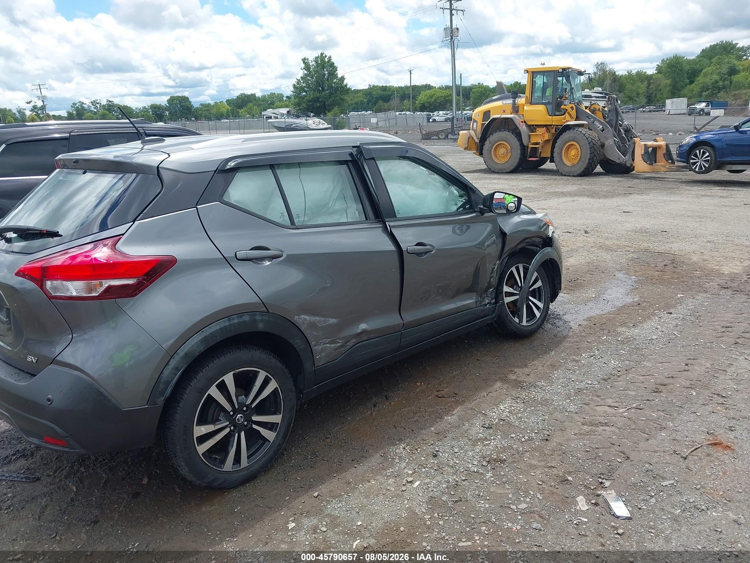 2020 Nissan Kicks Sv Xtronic Cvt Серый vin: 3N1CP5CV6LL516063