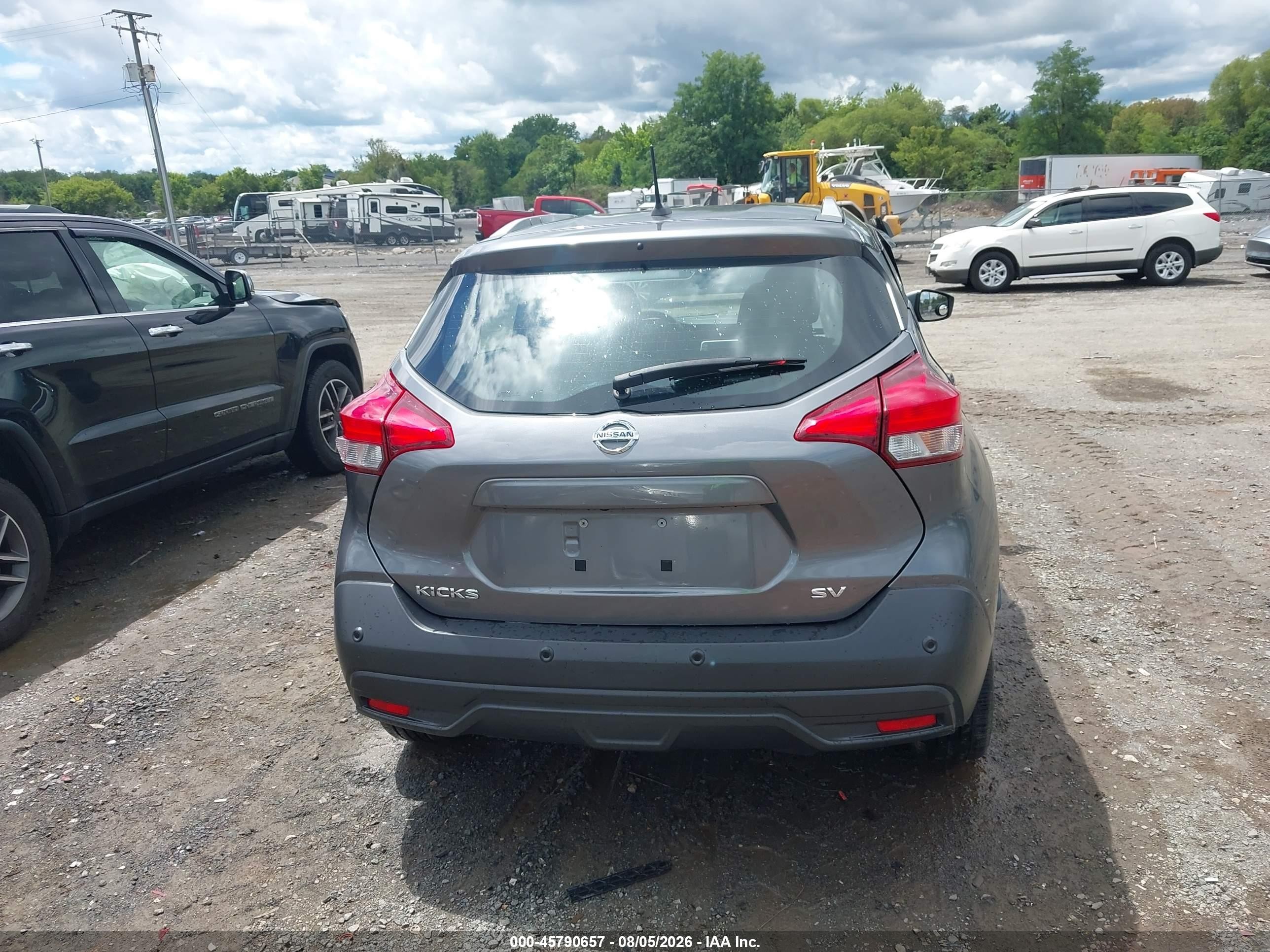 2020 Nissan Kicks Sv Xtronic Cvt Серый vin: 3N1CP5CV6LL516063