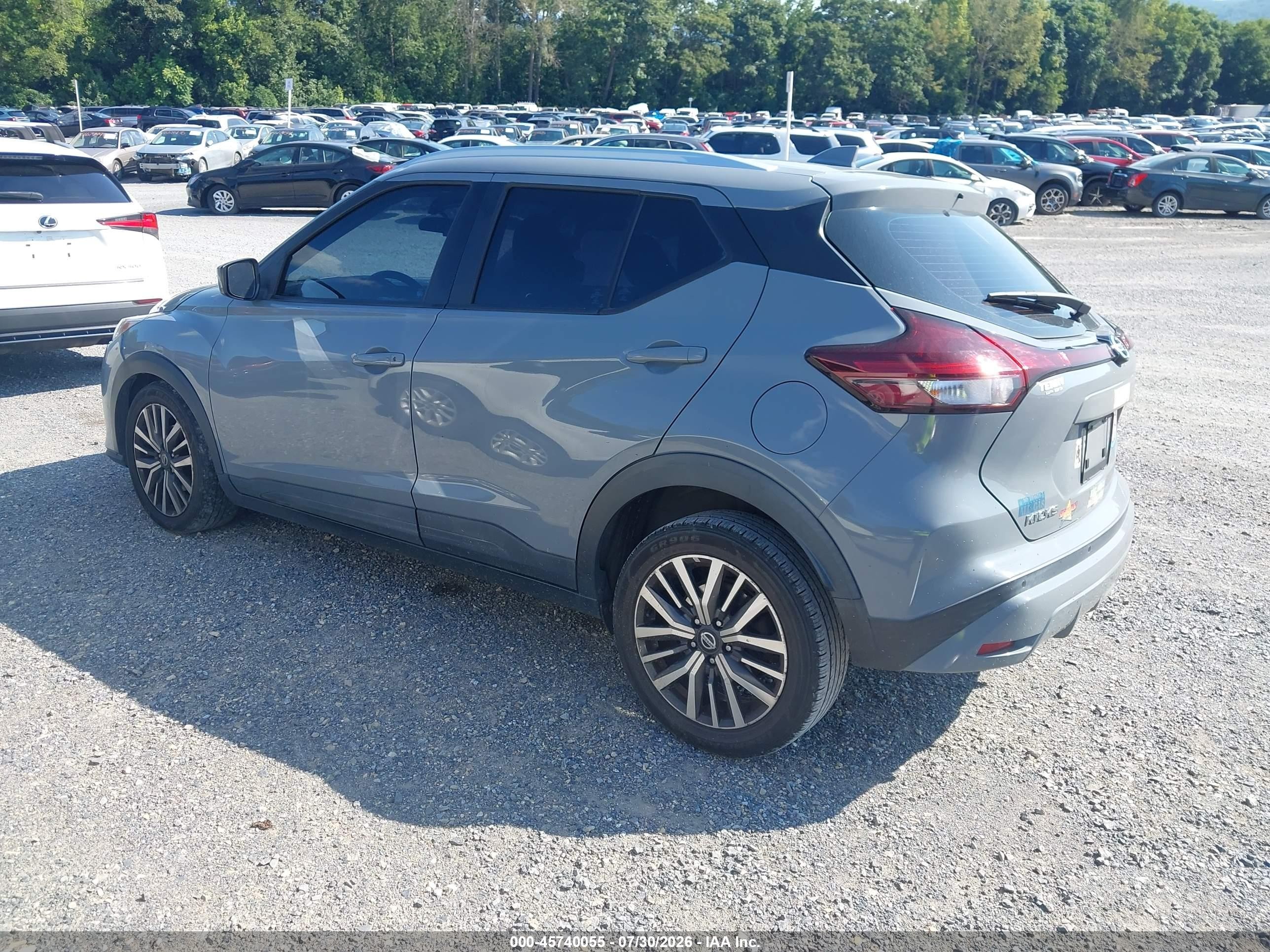 2021 Nissan Kicks Sv Xtronic Cvt Gray vin: 3N1CP5CV6ML500513