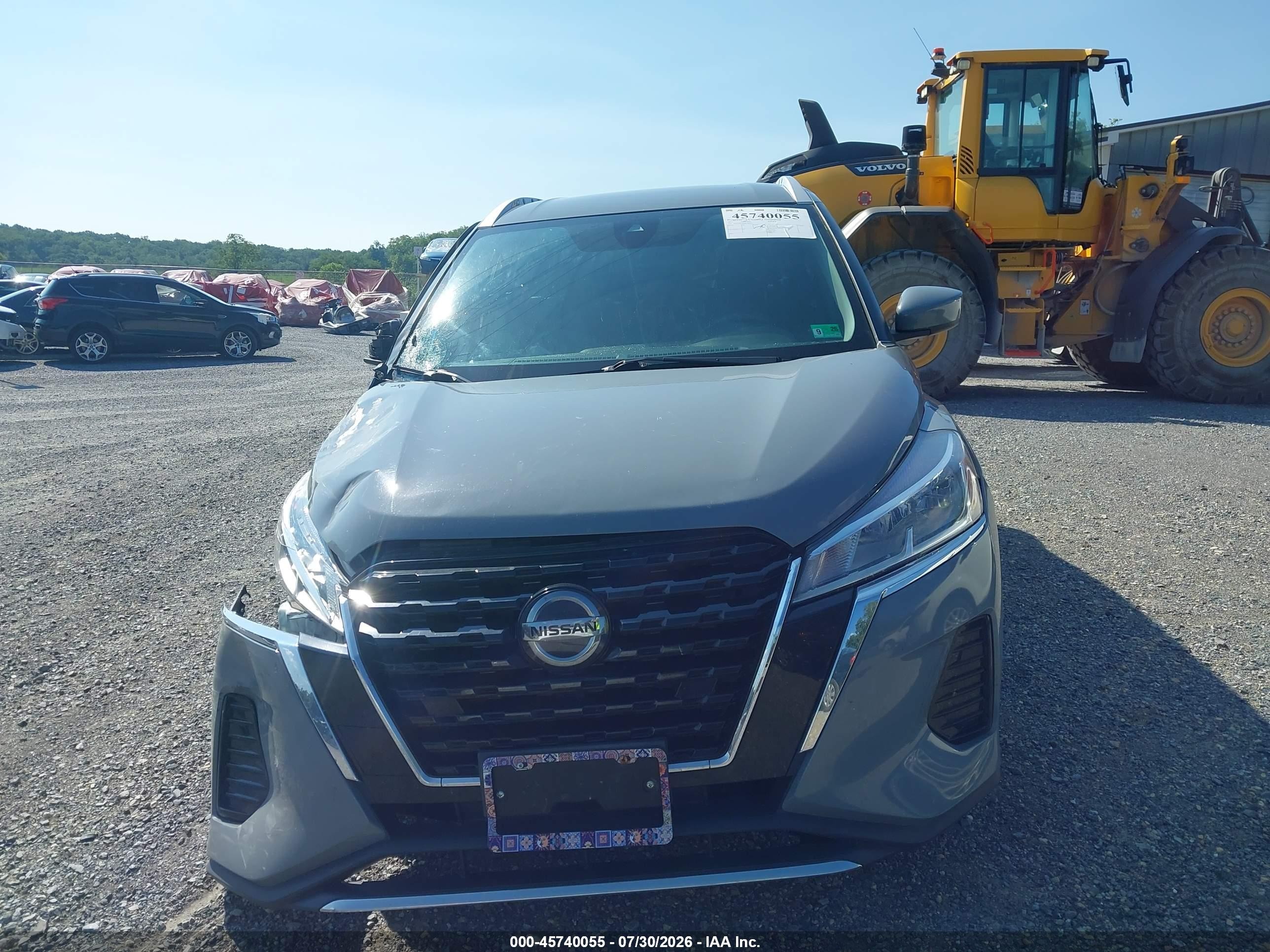 2021 Nissan Kicks Sv Xtronic Cvt Gray vin: 3N1CP5CV6ML500513