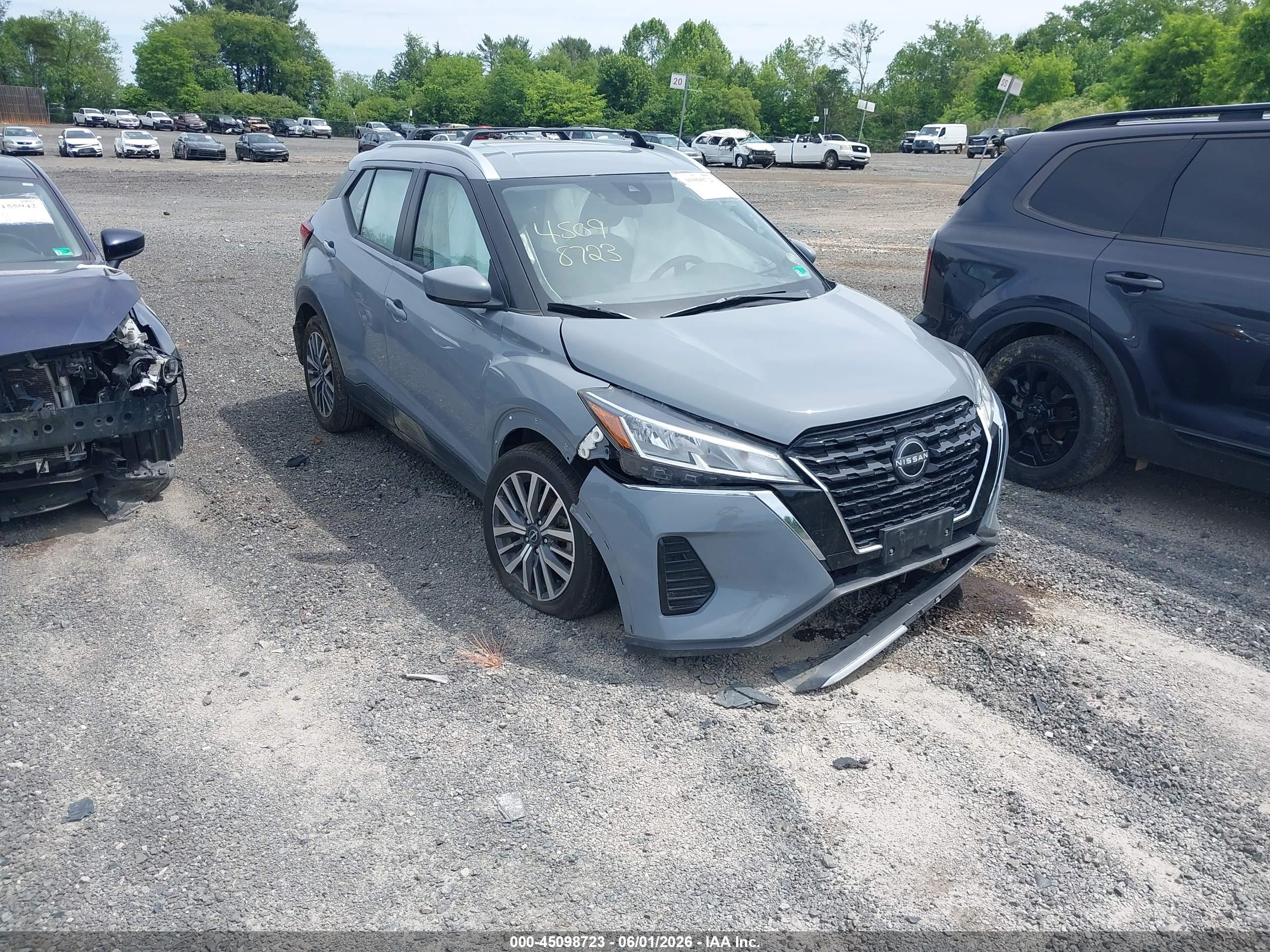 2023 Nissan Kicks Sv Xtronic Cvt Gray vin: 3N1CP5CV6PL570923