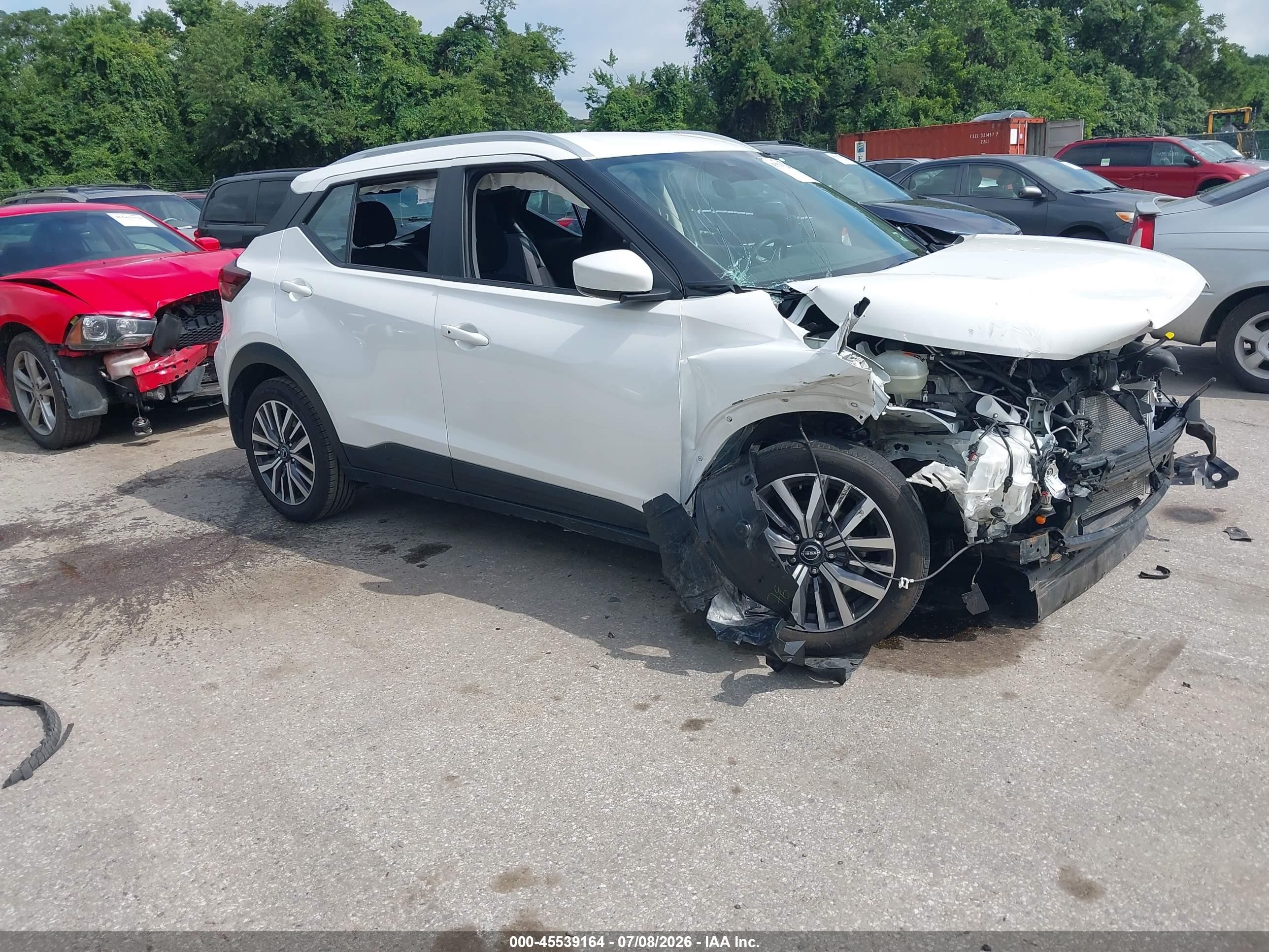 2023 Nissan Kicks Sv Xtronic Cvt Белый vin: 3N1CP5CV6PL572865