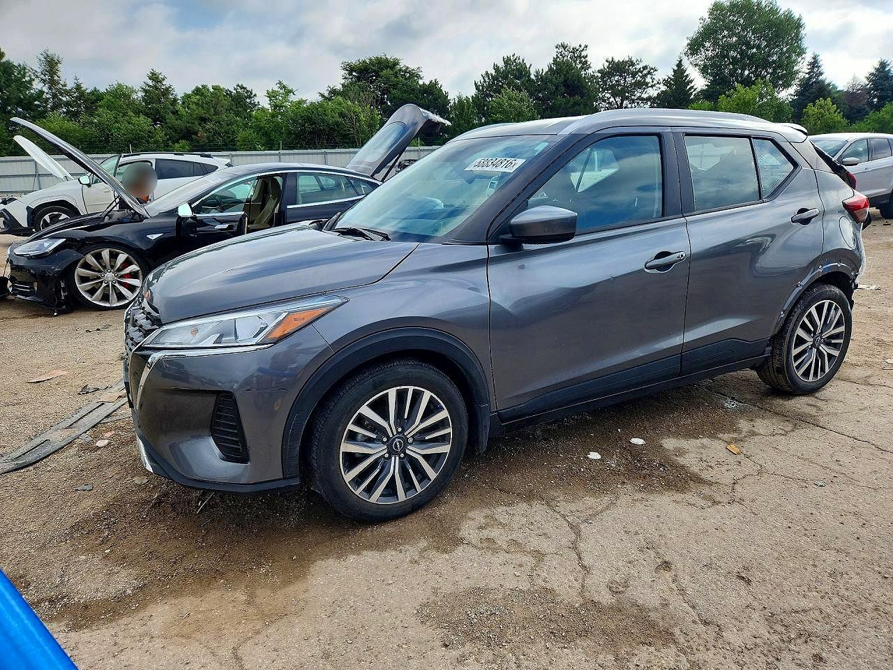 2024 Nissan Kicks Sv Gray vin: 3N1CP5CV6RL502544