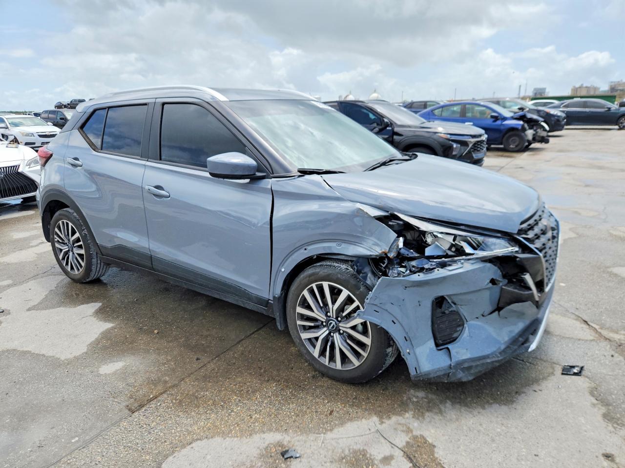2024 Nissan Kicks Sv Синий vin: 3N1CP5CV6RL574439