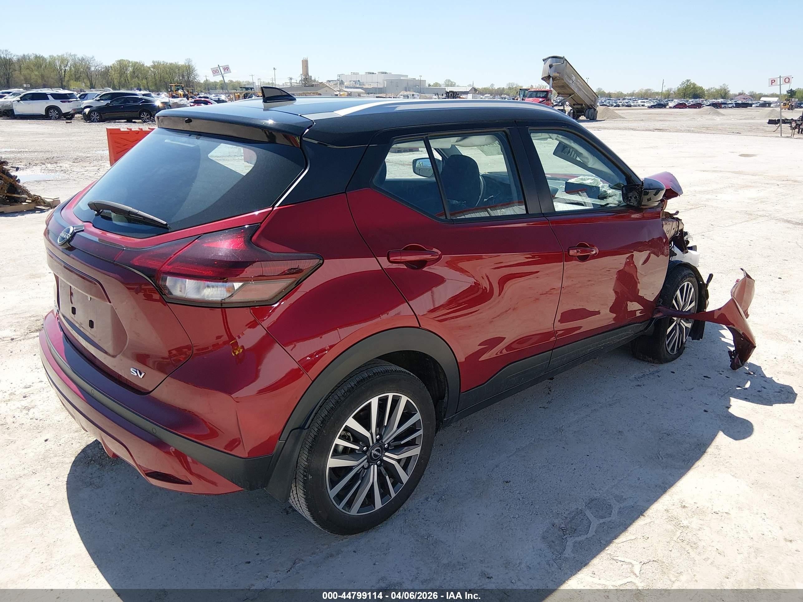 2023 Nissan Kicks Sv Xtronic Cvt Red vin: 3N1CP5CV7PL494578