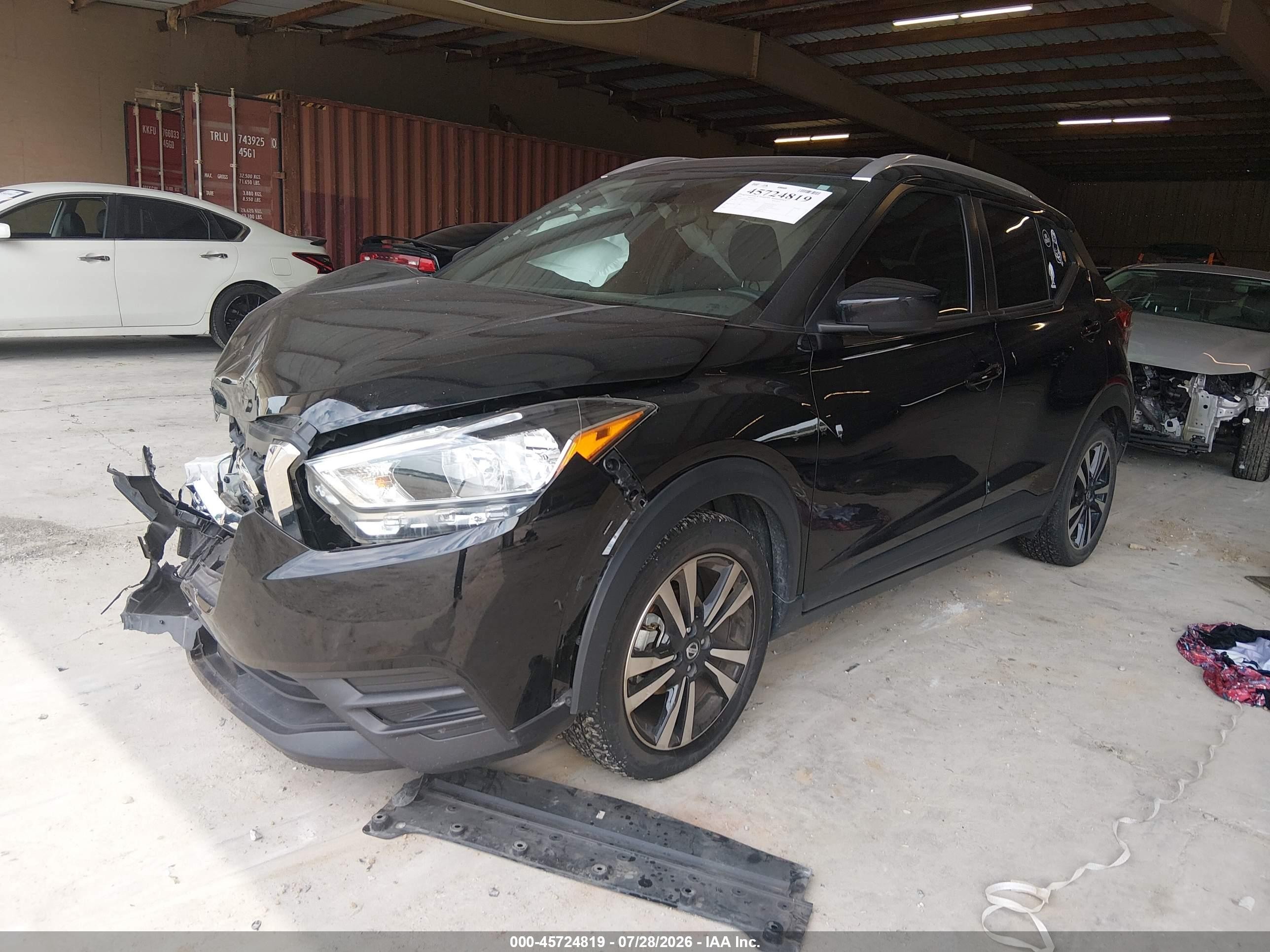 2020 Nissan Kicks Sv Xtronic Cvt Черный vin: 3N1CP5CV8LL480408