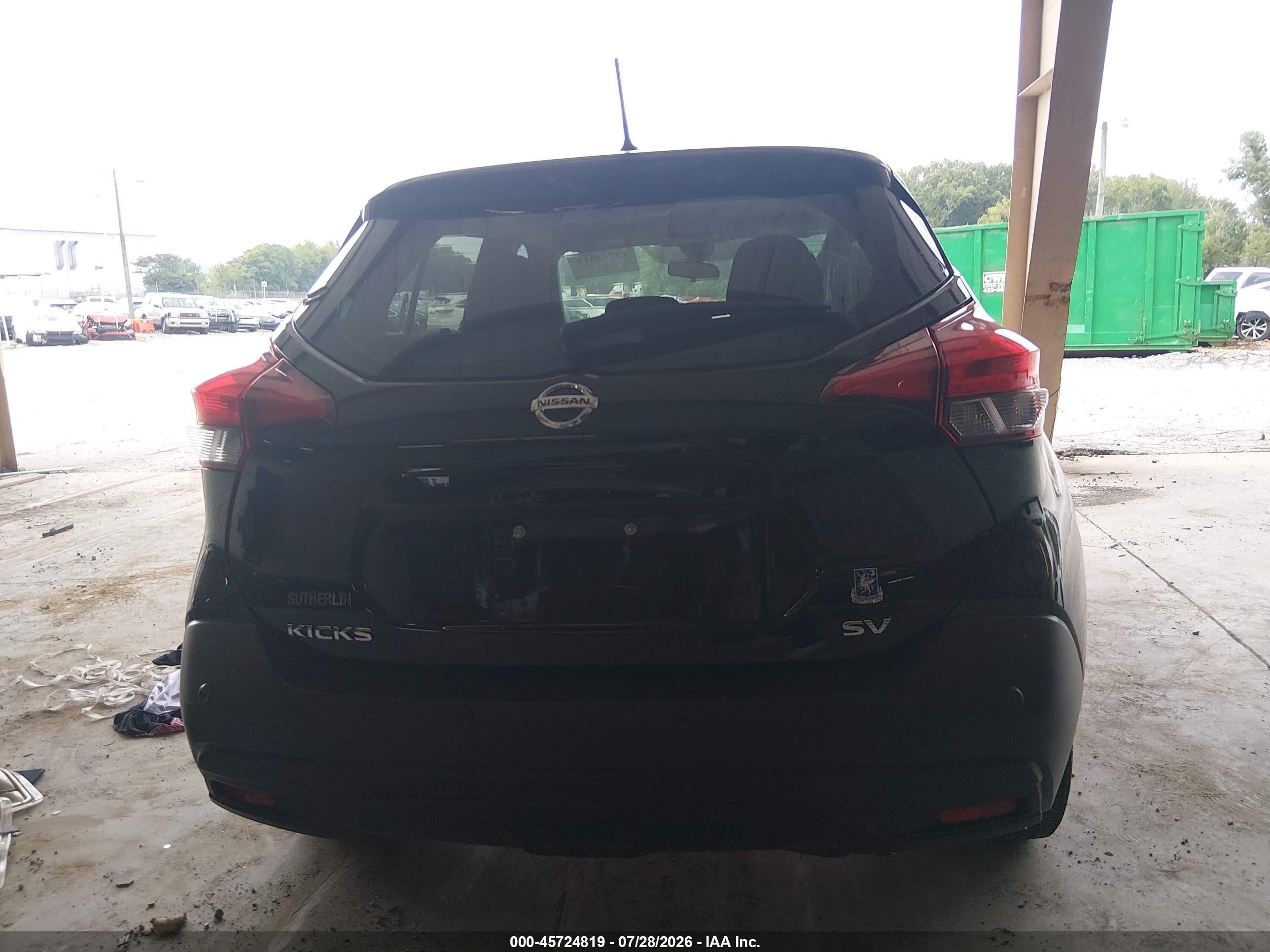 2020 Nissan Kicks Sv Xtronic Cvt Черный vin: 3N1CP5CV8LL480408