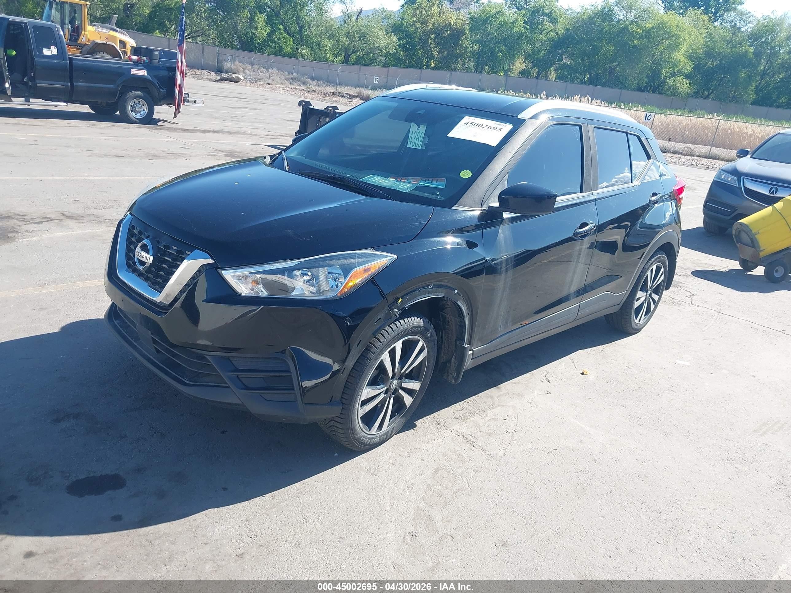 2020 Nissan Kicks Sv Xtronic Cvt Черный vin: 3N1CP5CV8LL486225