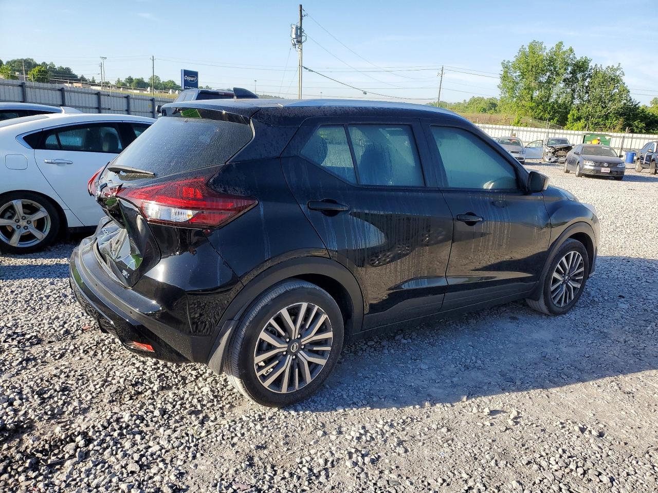 2021 Nissan Kicks Sv Черный vin: 3N1CP5CV8ML544464