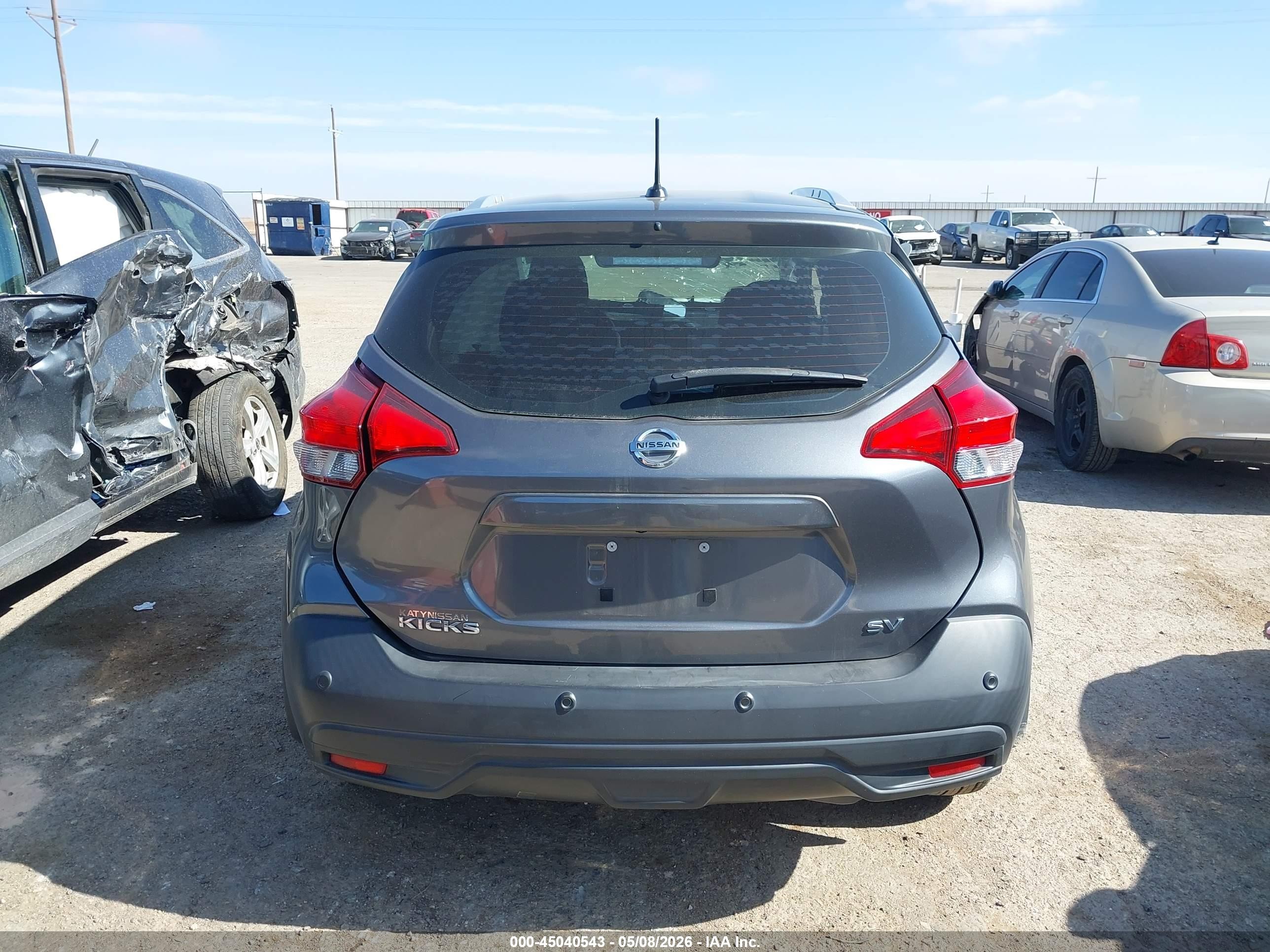 2020 Nissan Kicks Sv Xtronic Cvt Gray vin: 3N1CP5CV9LL534296