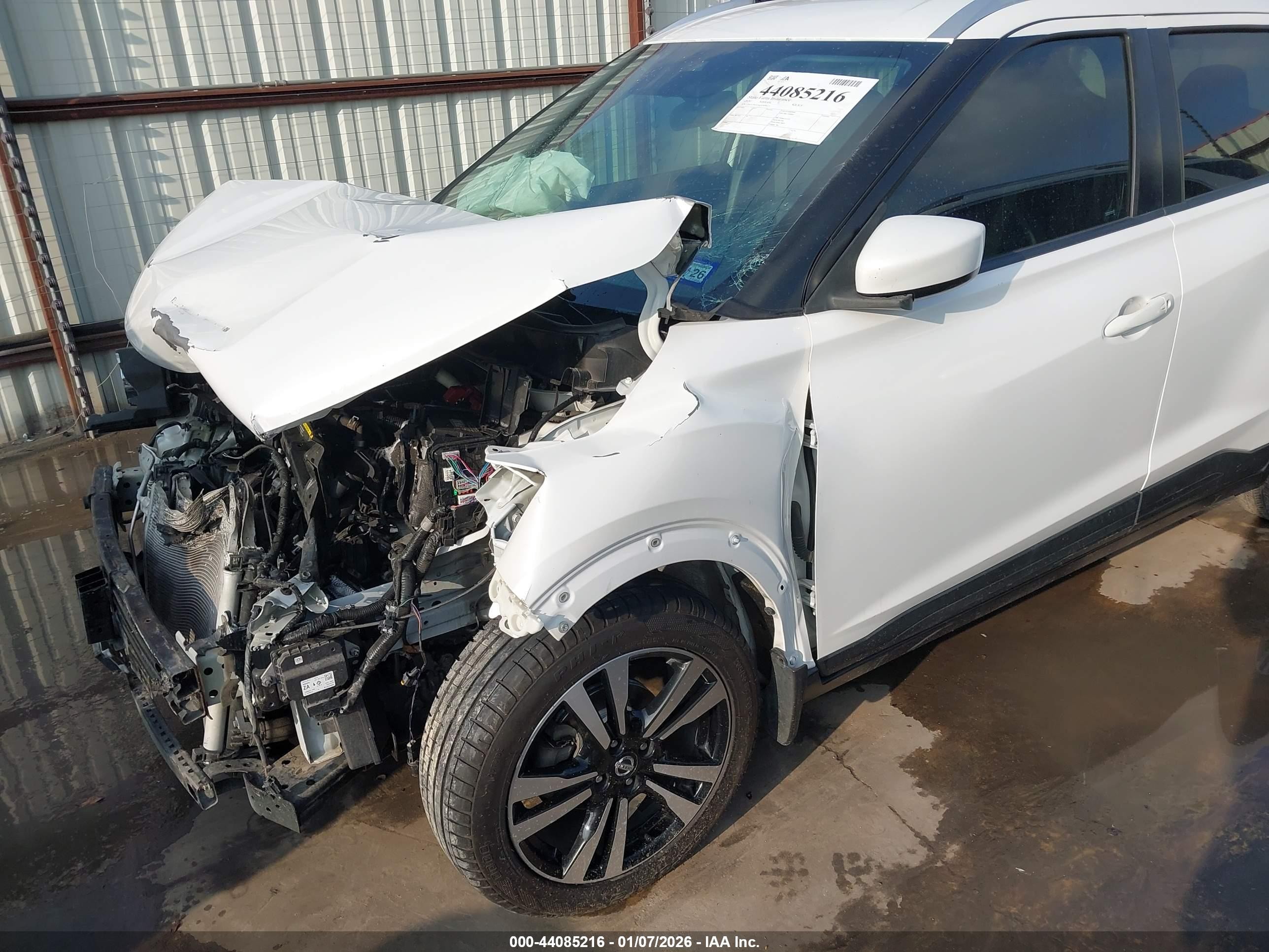 2020 Nissan Kicks Sv Xtronic Cvt Белый vin: 3N1CP5CVXLL509617