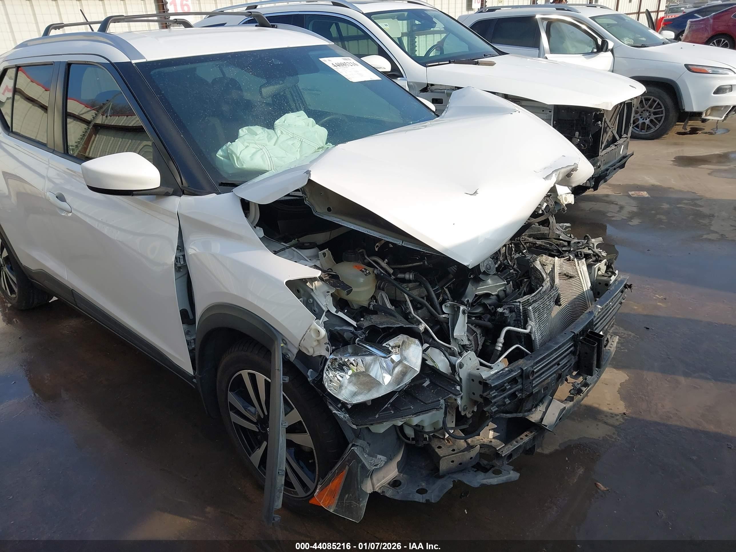 2020 Nissan Kicks Sv Xtronic Cvt Белый vin: 3N1CP5CVXLL509617