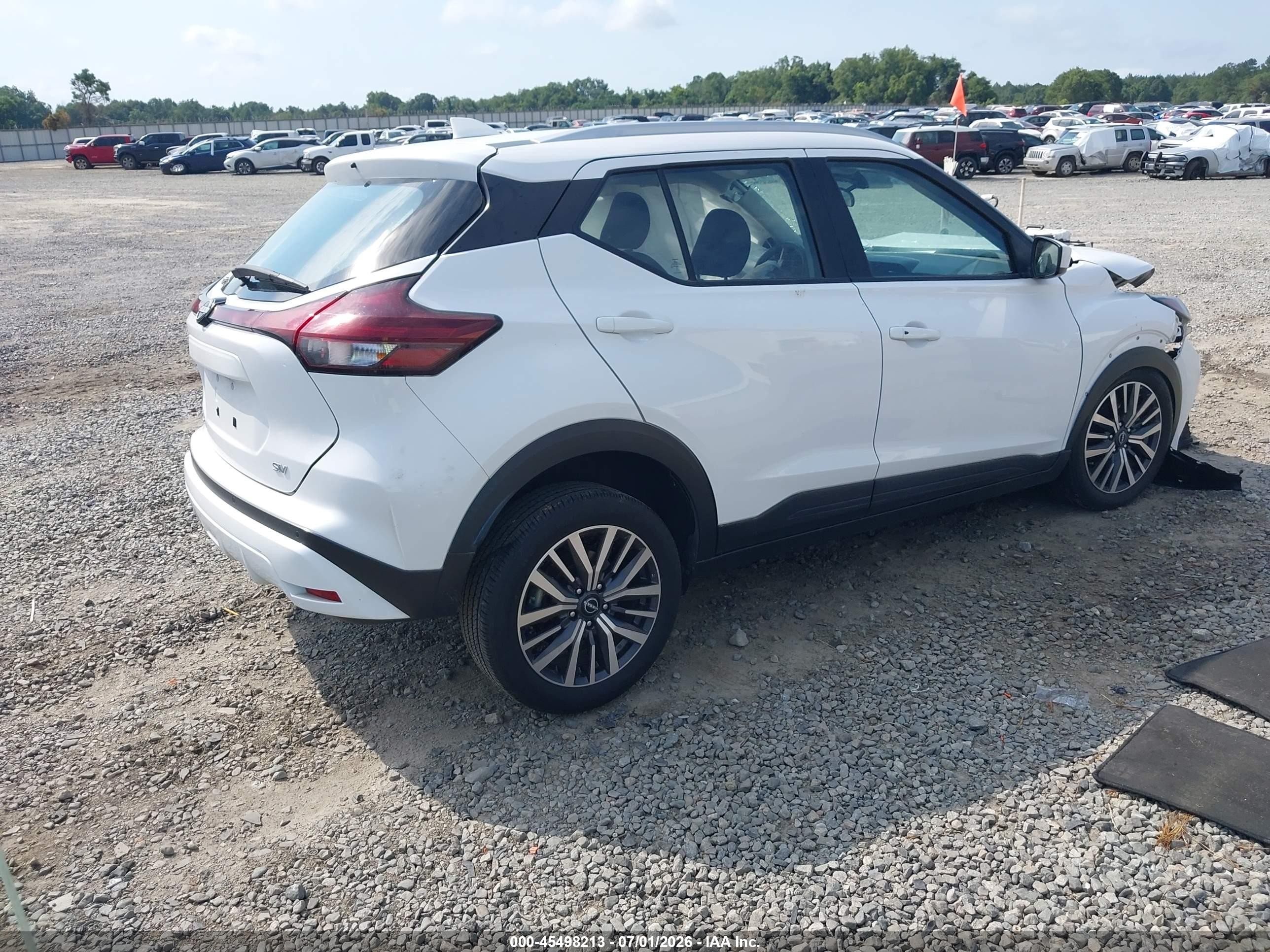 2024 Nissan Kicks Sv Xtronic Cvt Белый vin: 3N1CP5CVXRL480967