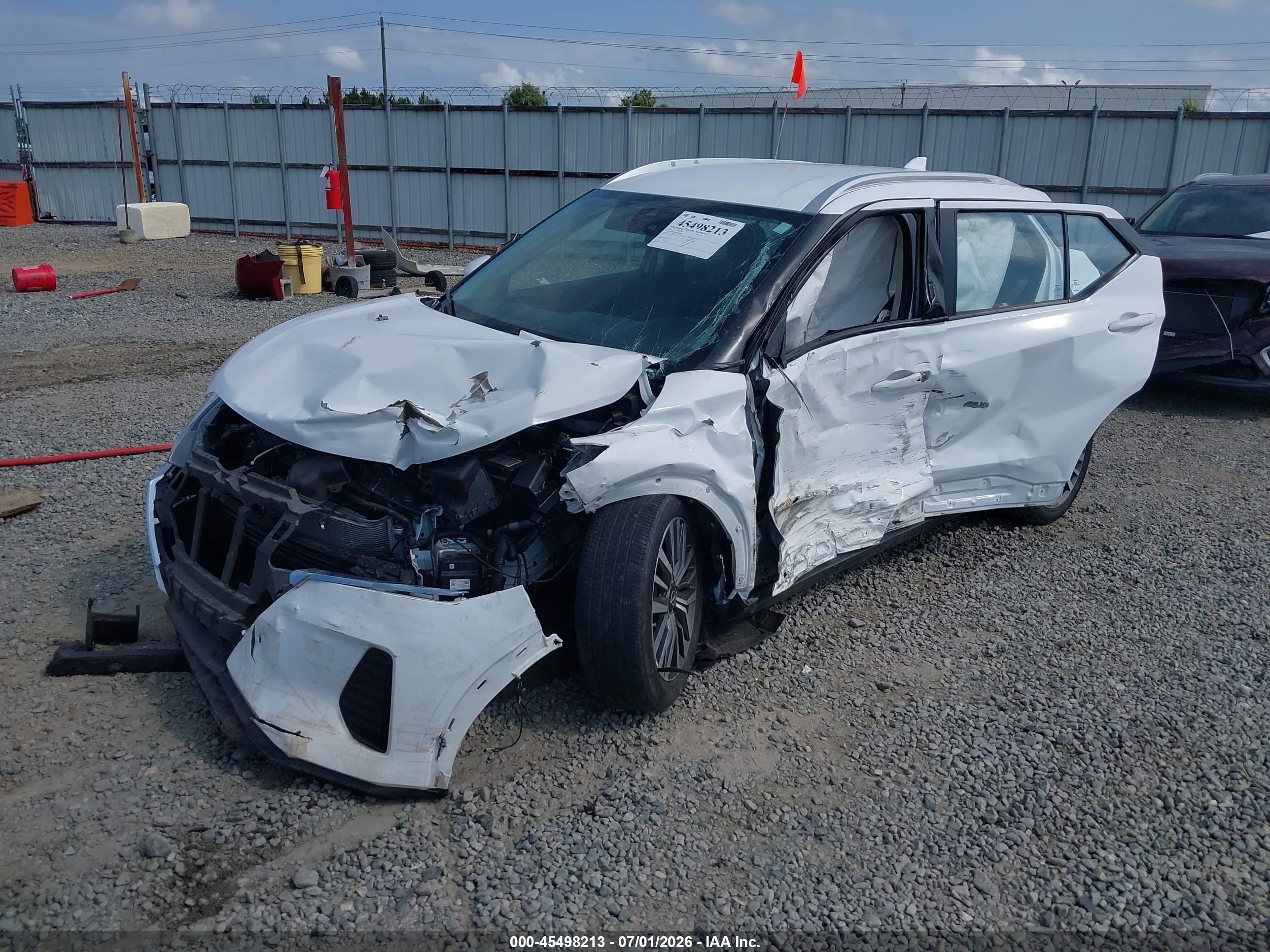2024 Nissan Kicks Sv Xtronic Cvt Белый vin: 3N1CP5CVXRL480967