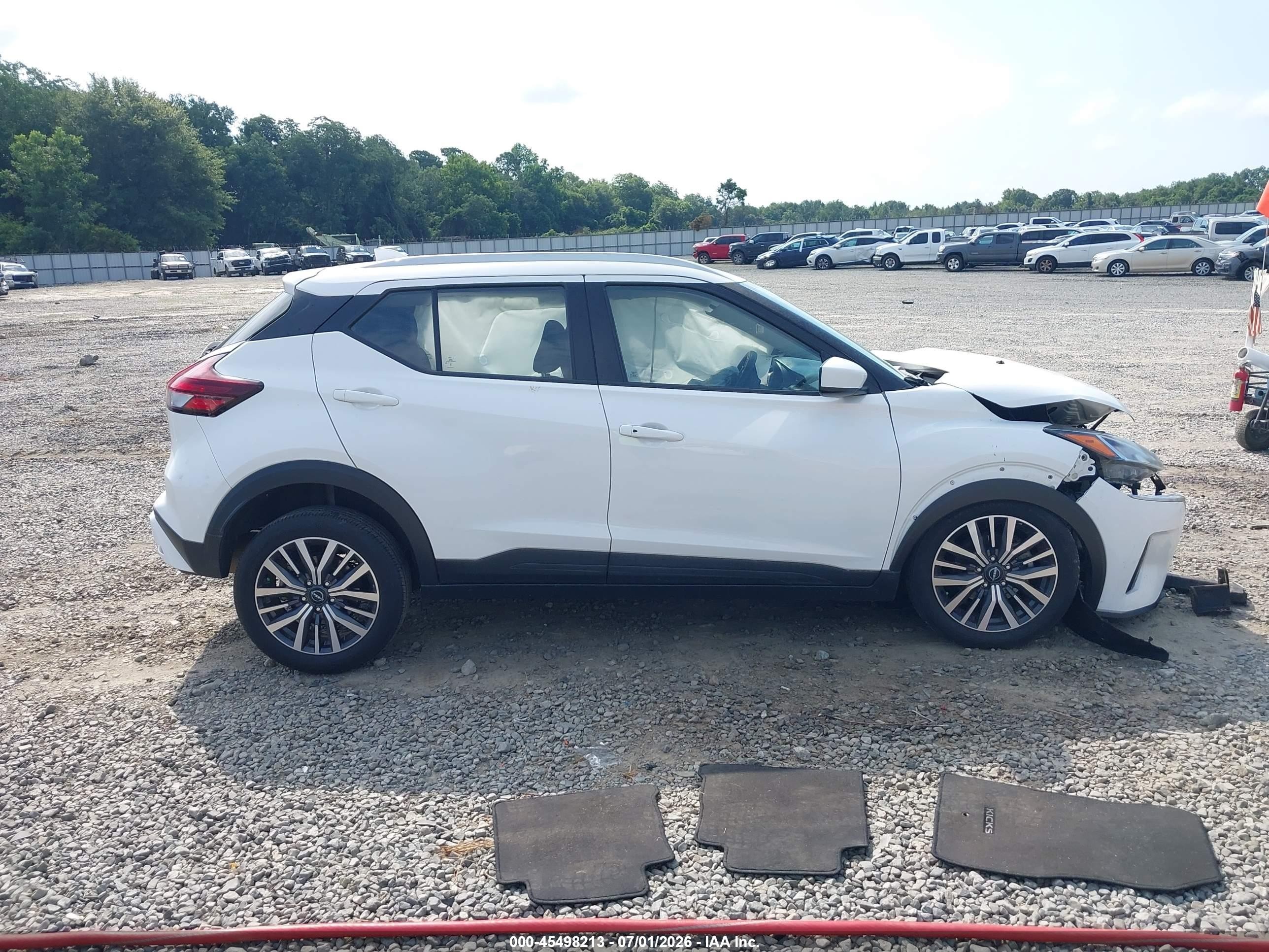 2024 Nissan Kicks Sv Xtronic Cvt Белый vin: 3N1CP5CVXRL480967