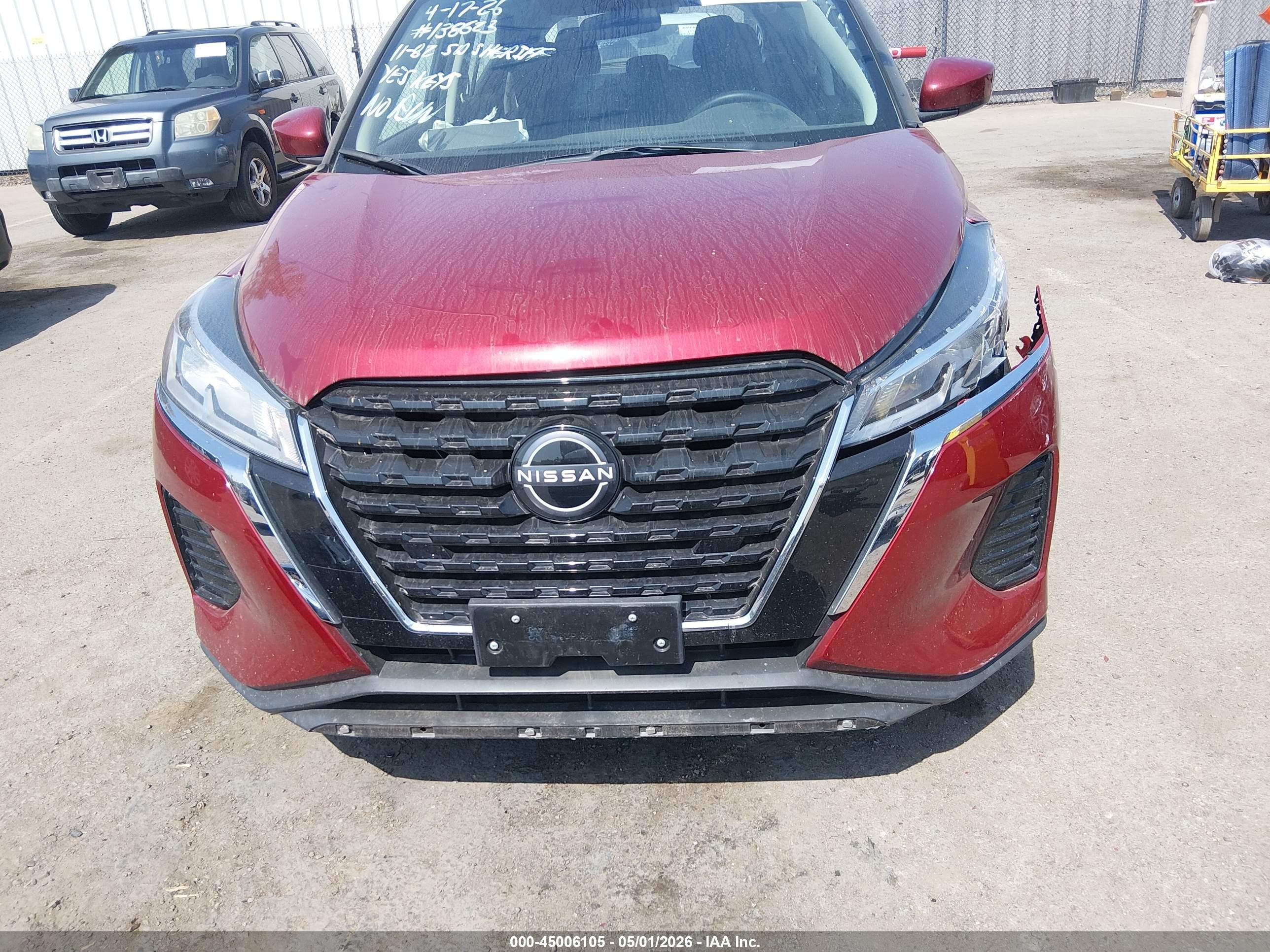 2024 Nissan Kicks Sv Xtronic Cvt Бордовый vin: 3N1CP5CVXRL571494