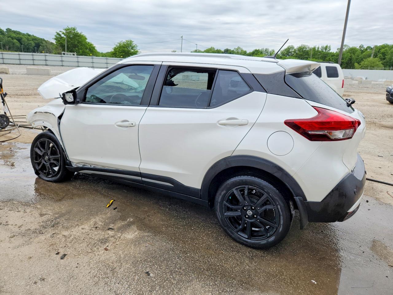 2020 Nissan Kicks Sr White vin: 3N1CP5DV1LL501534