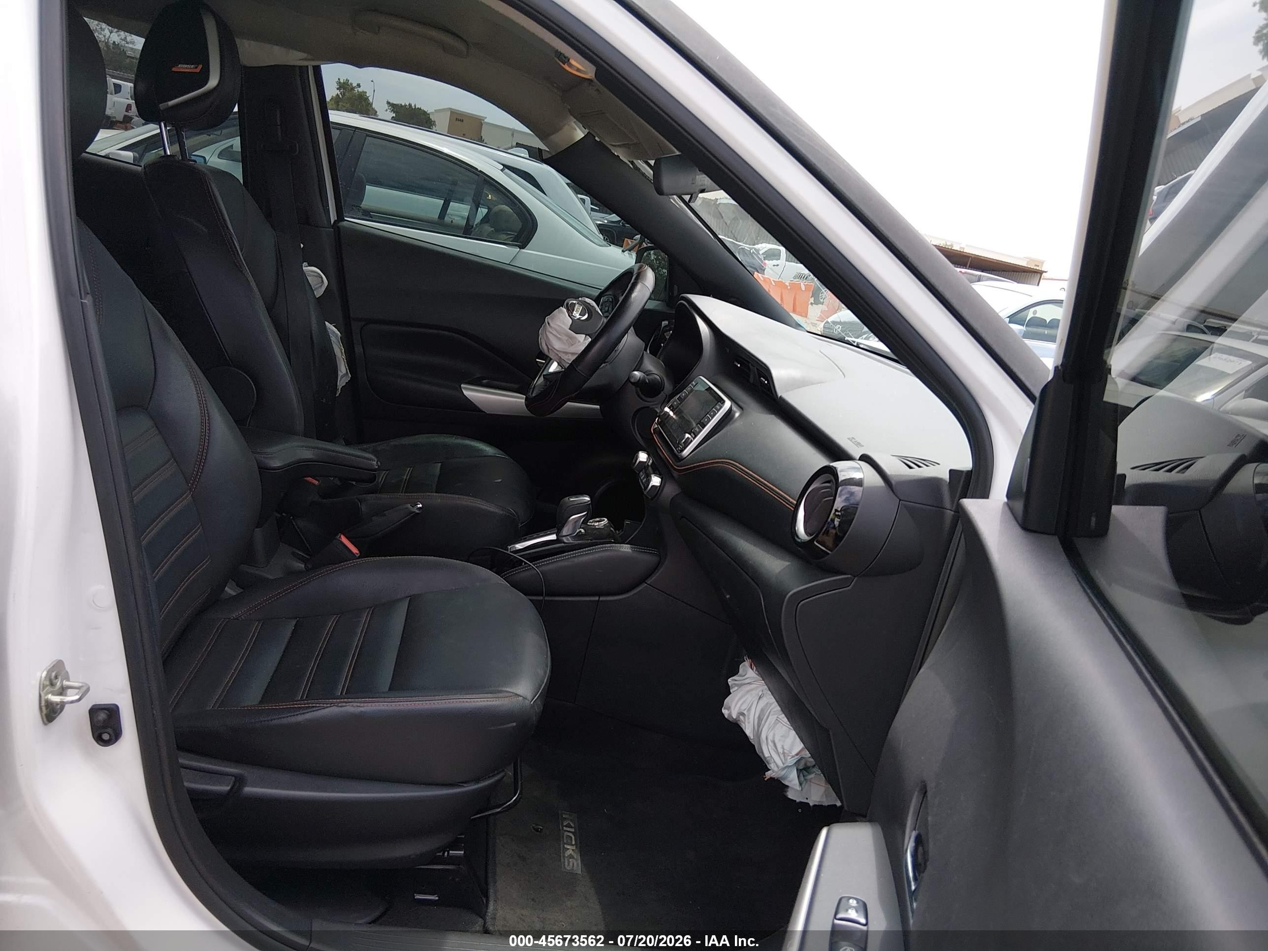 2020 Nissan Kicks Sr Xtronic Cvt Белый vin: 3N1CP5DV2LL532906