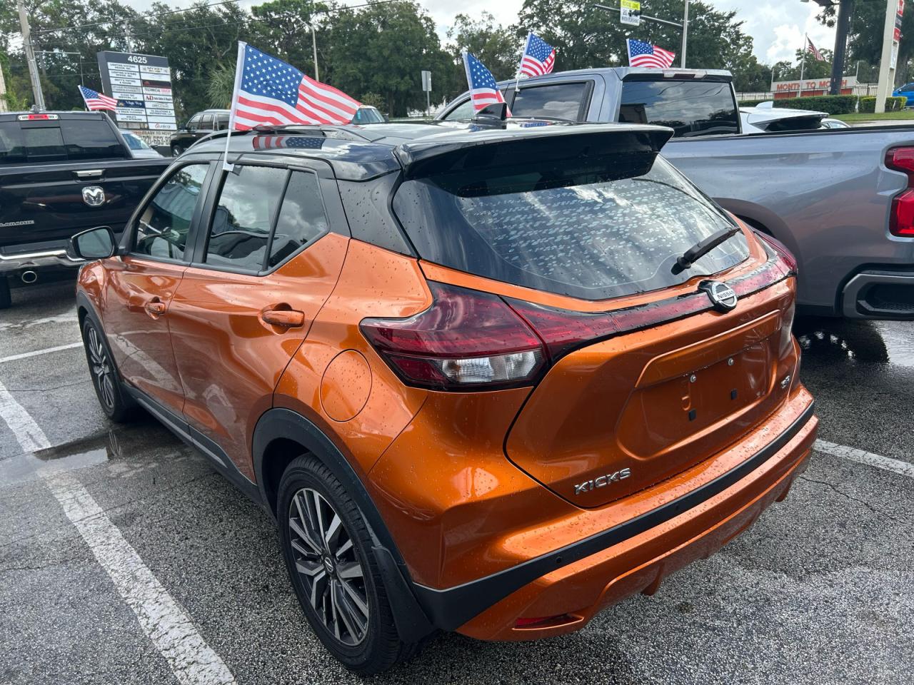 2021 Nissan Kicks Sr Orange vin: 3N1CP5DV3ML496564
