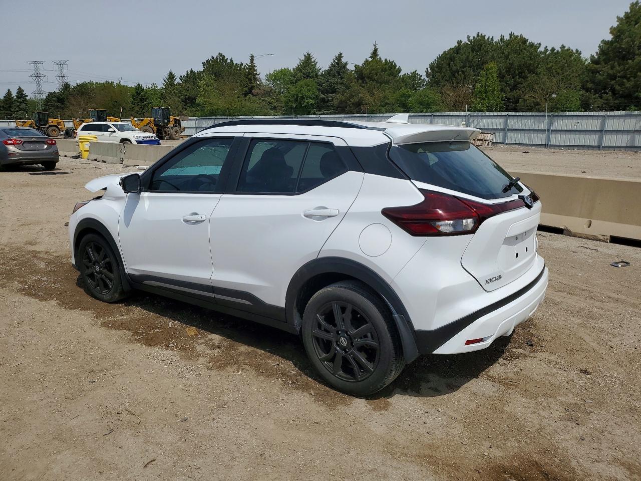 2021 Nissan Kicks Sr White vin: 3N1CP5DV3ML525271