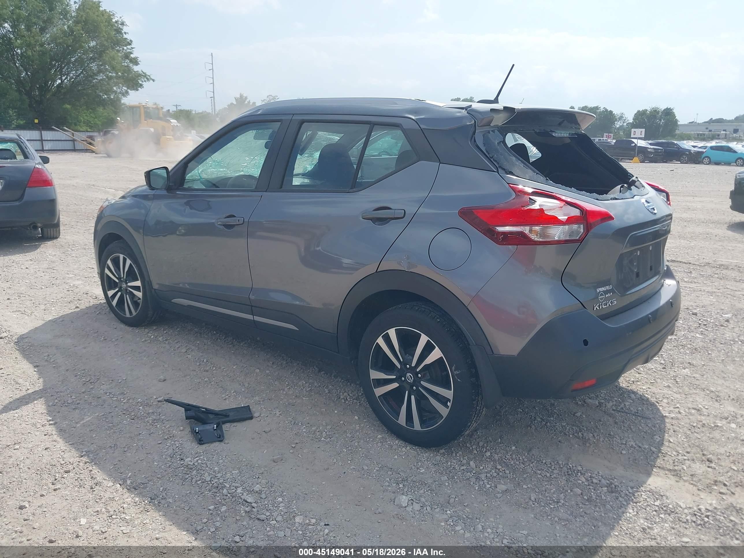 2020 Nissan Kicks Sr Xtronic Cvt Gray vin: 3N1CP5DV5LL538327