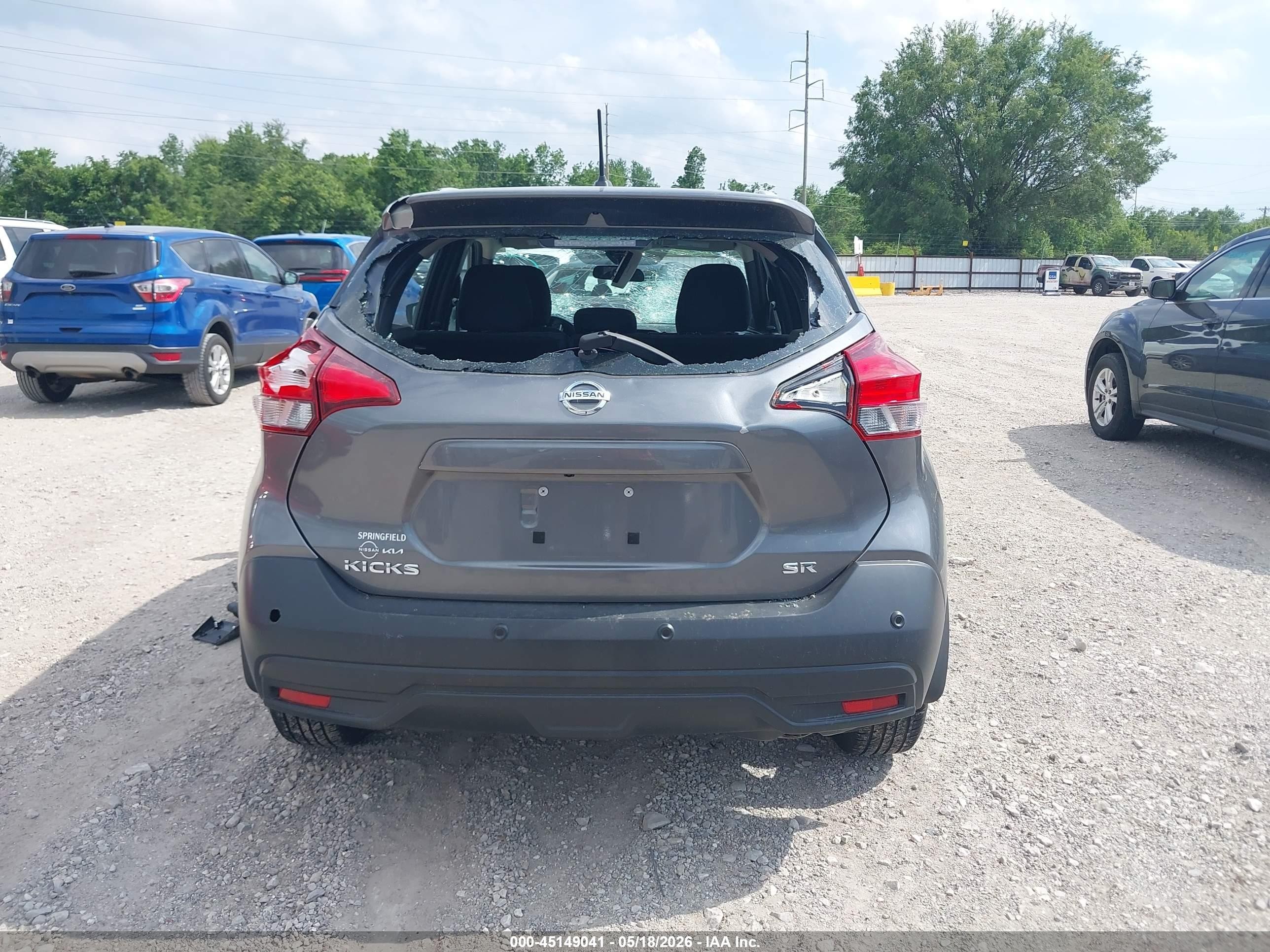 2020 Nissan Kicks Sr Xtronic Cvt Gray vin: 3N1CP5DV5LL538327