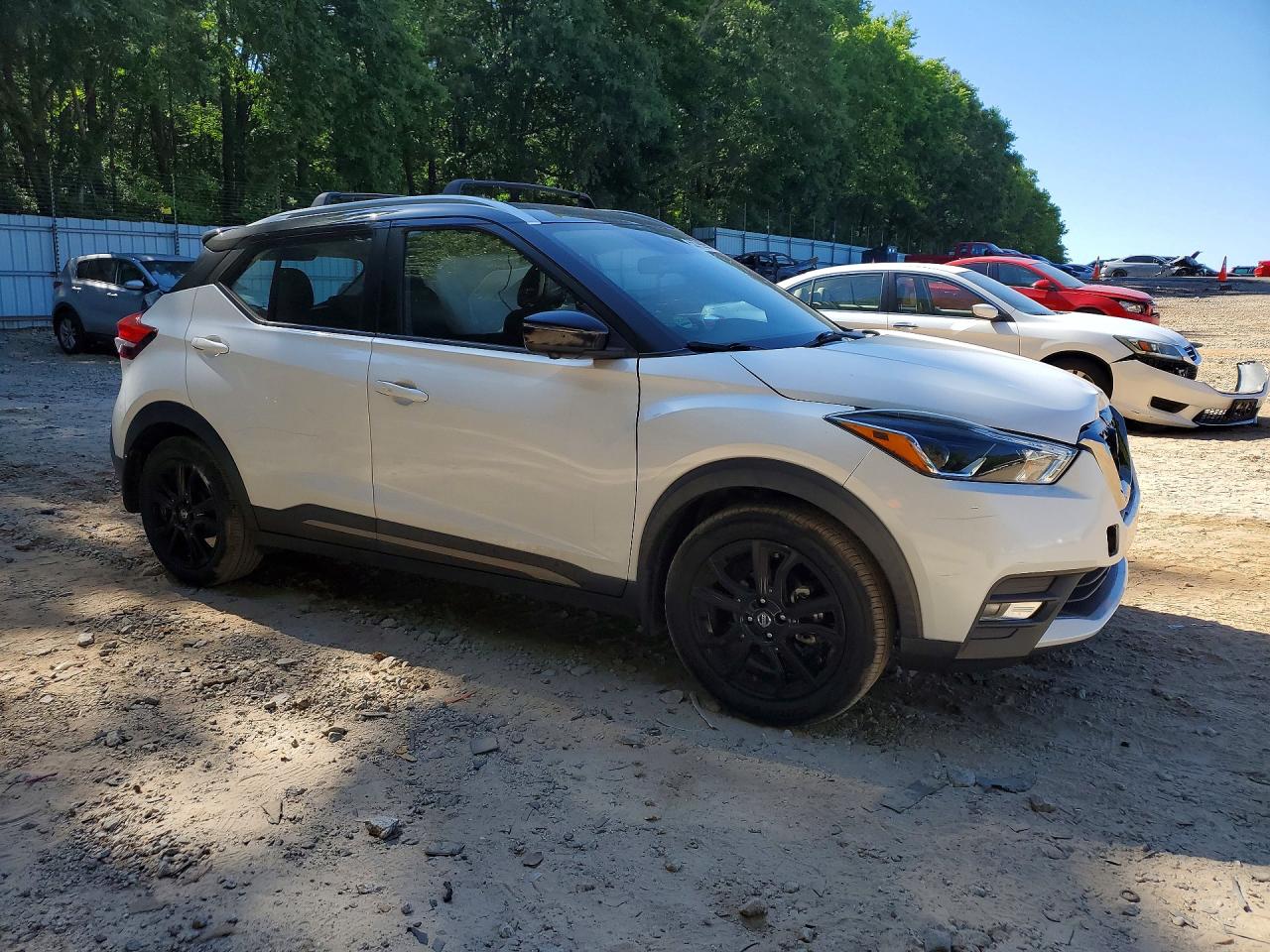 2020 Nissan Kicks Sr White vin: 3N1CP5DV6LL548266