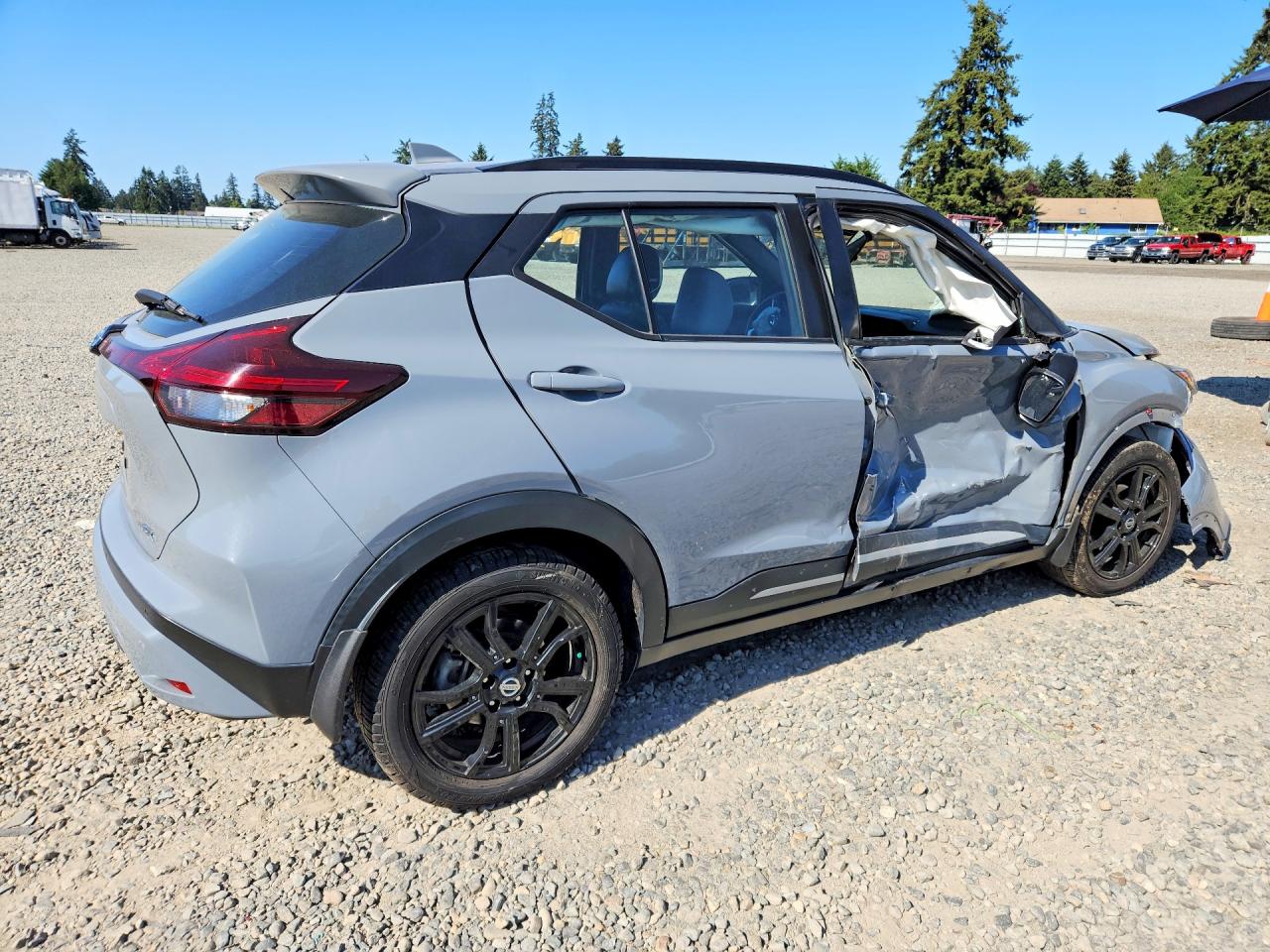 2021 Nissan Kicks Sr Gray vin: 3N1CP5DV6ML518945