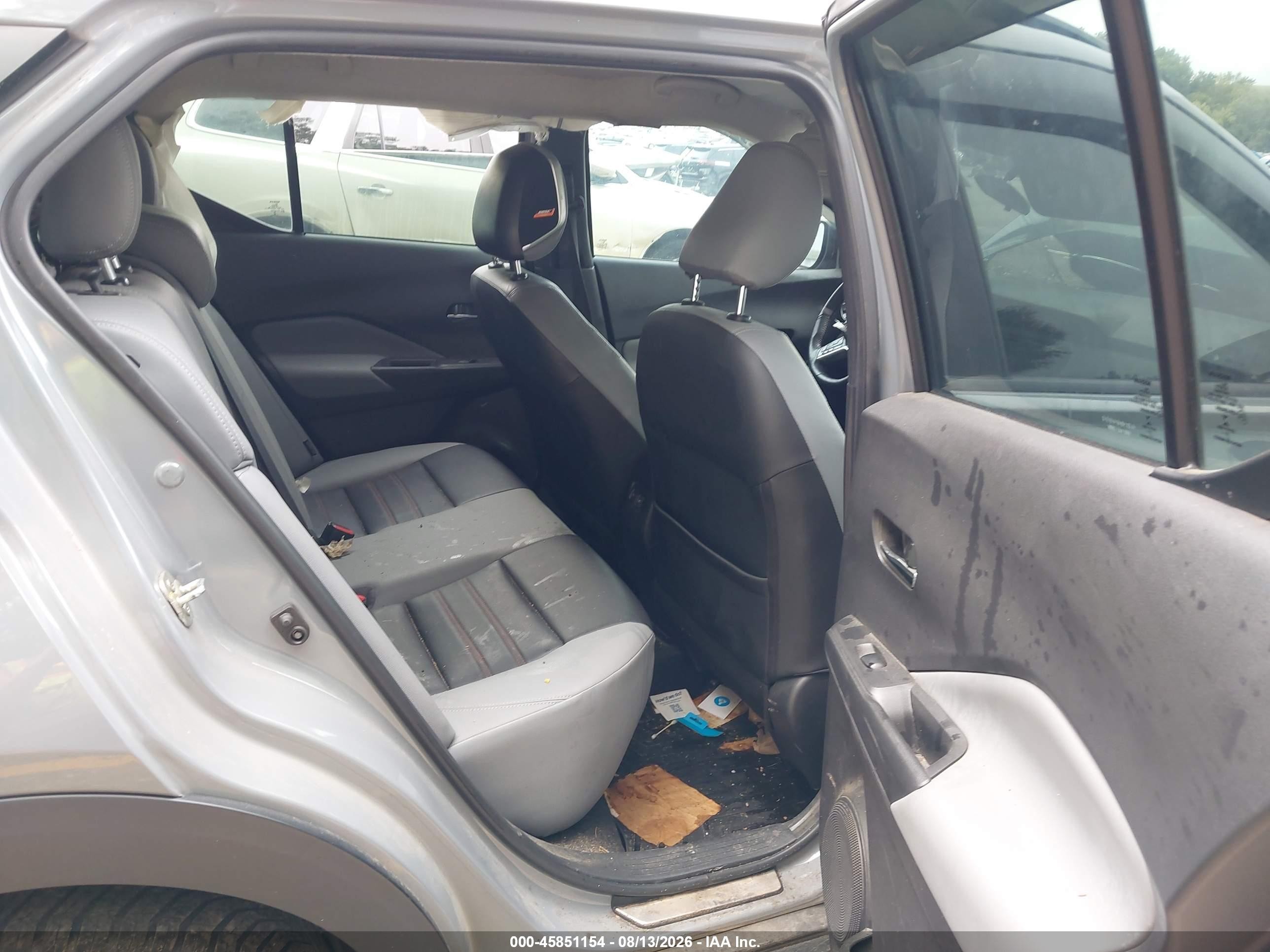 2021 Nissan Kicks Sr Xtronic Cvt Gray vin: 3N1CP5DV6ML556644