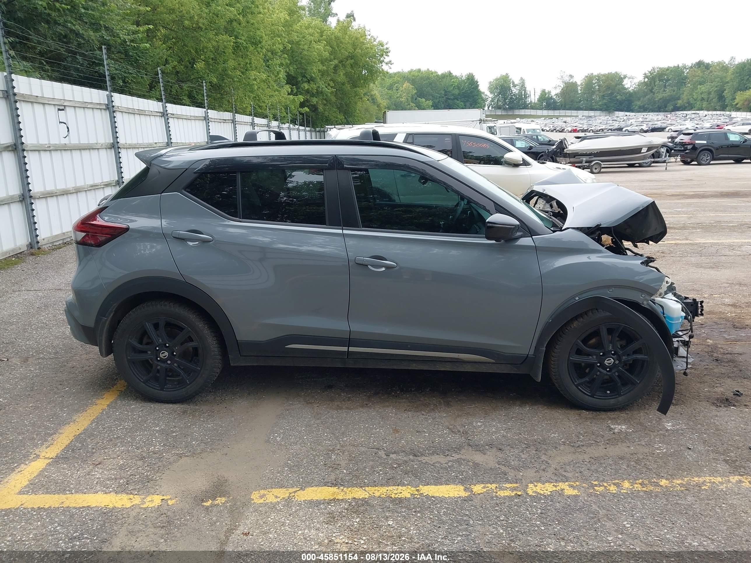 2021 Nissan Kicks Sr Xtronic Cvt Gray vin: 3N1CP5DV6ML556644