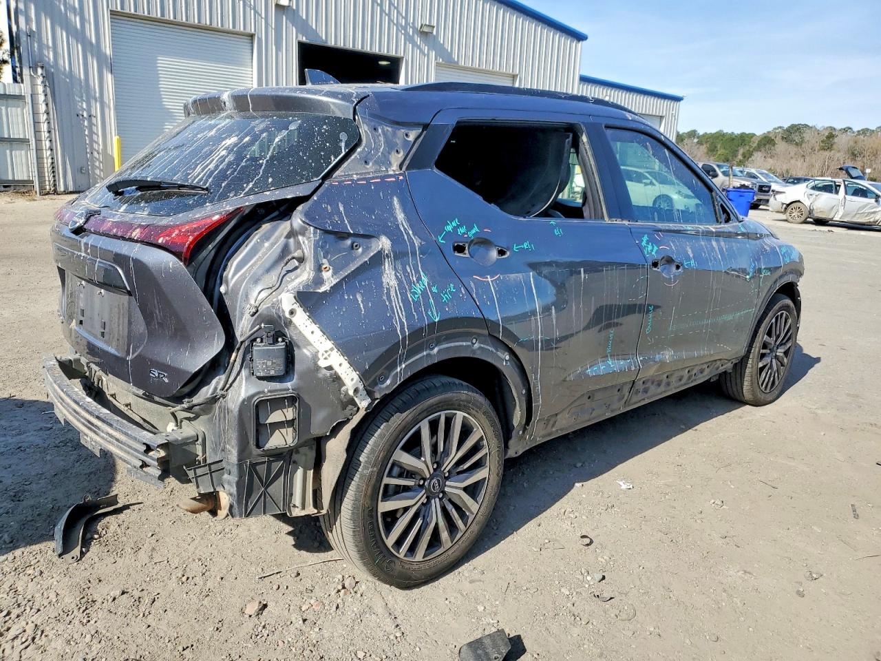 2023 Nissan Kicks Sr Gray vin: 3N1CP5DV6PL526225