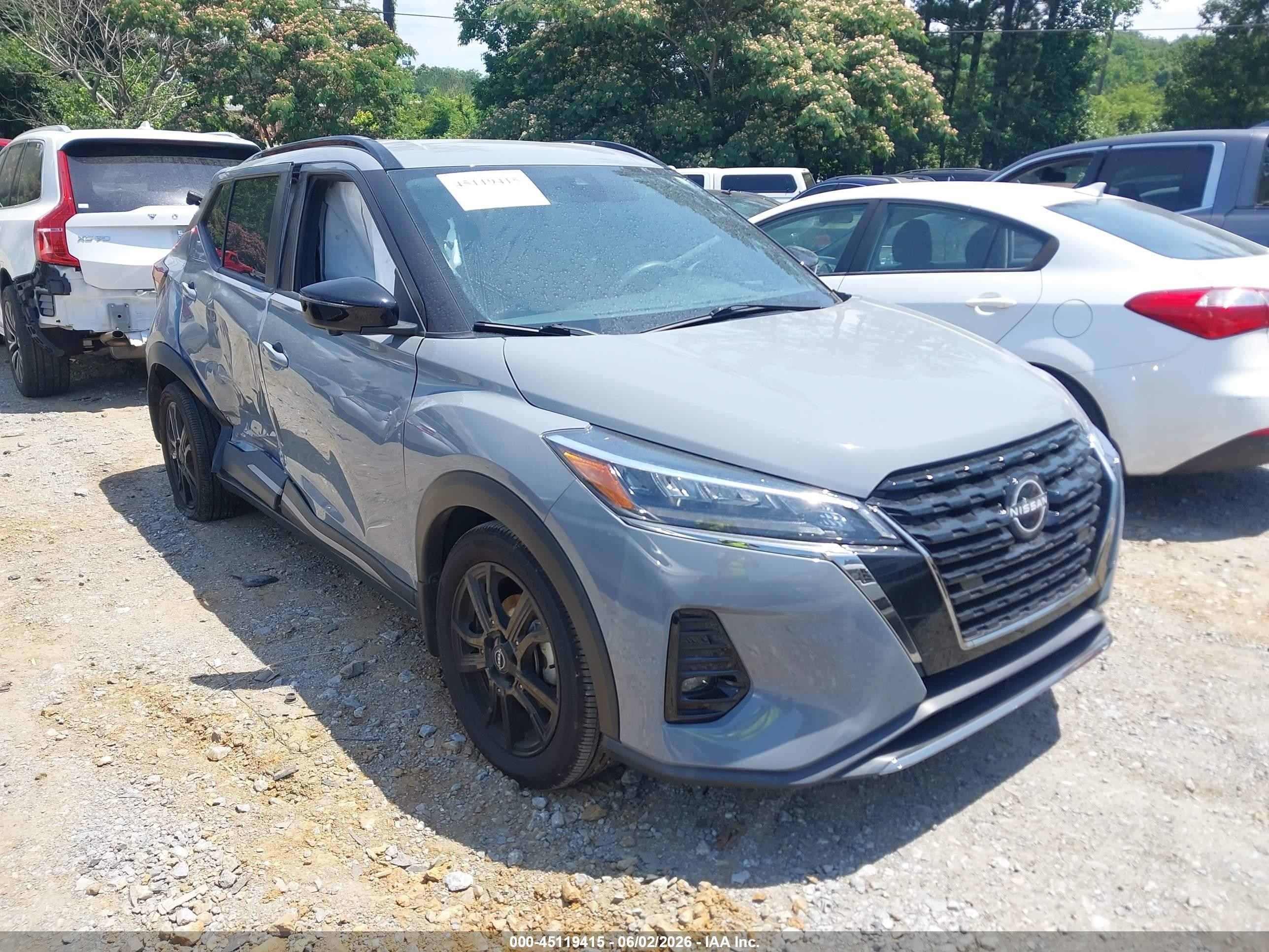 2023 Nissan Kicks Sr Xtronic Cvt Gray vin: 3N1CP5DV7PL467184