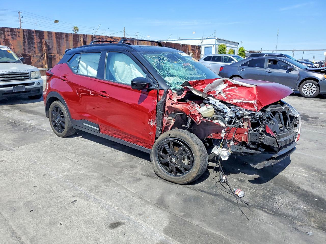 2021 Nissan Kicks Sr Red vin: 3N1CP5DV8ML560601