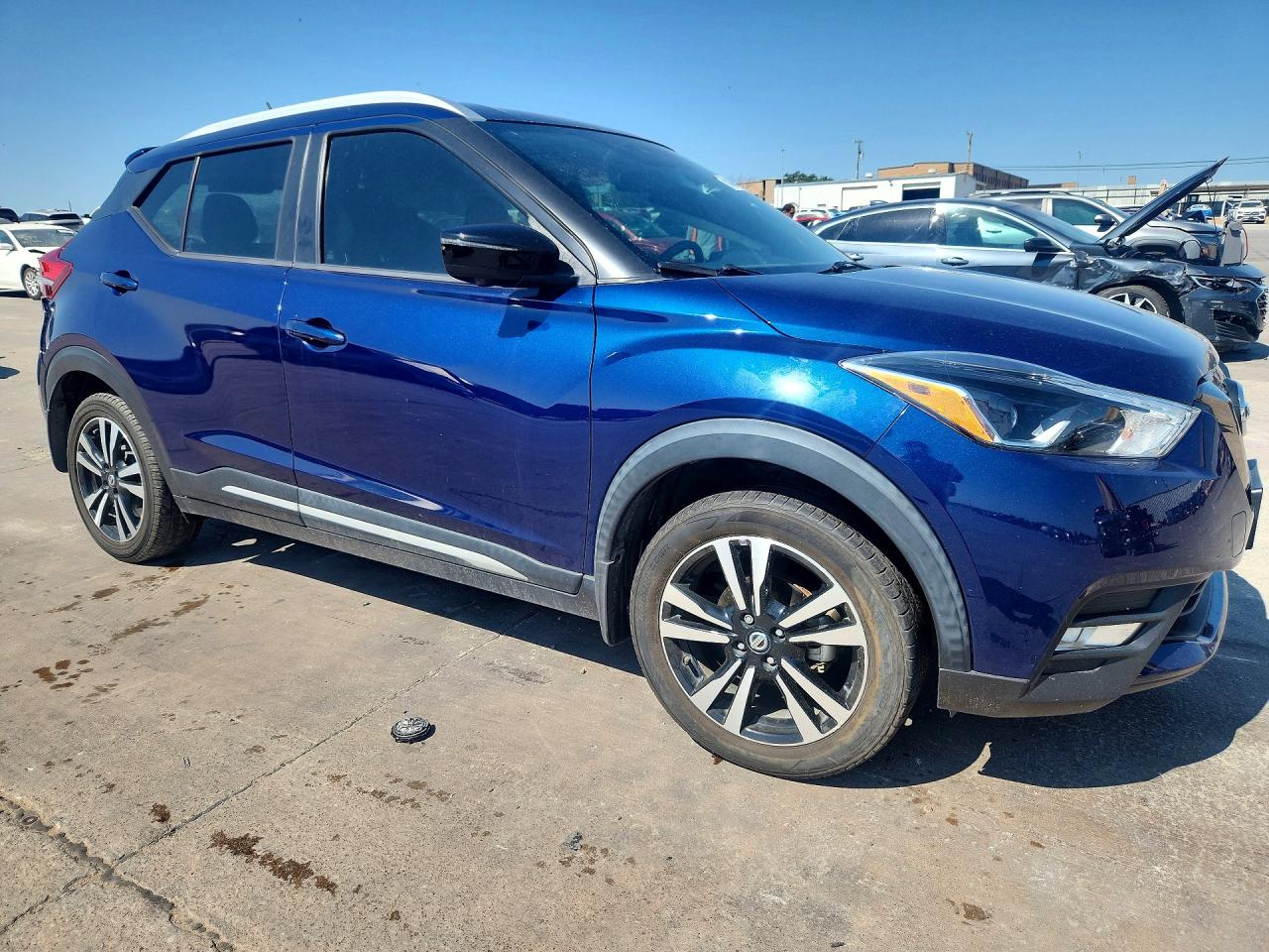 2020 Nissan Kicks Sr Blue vin: 3N1CP5DV9LL534099