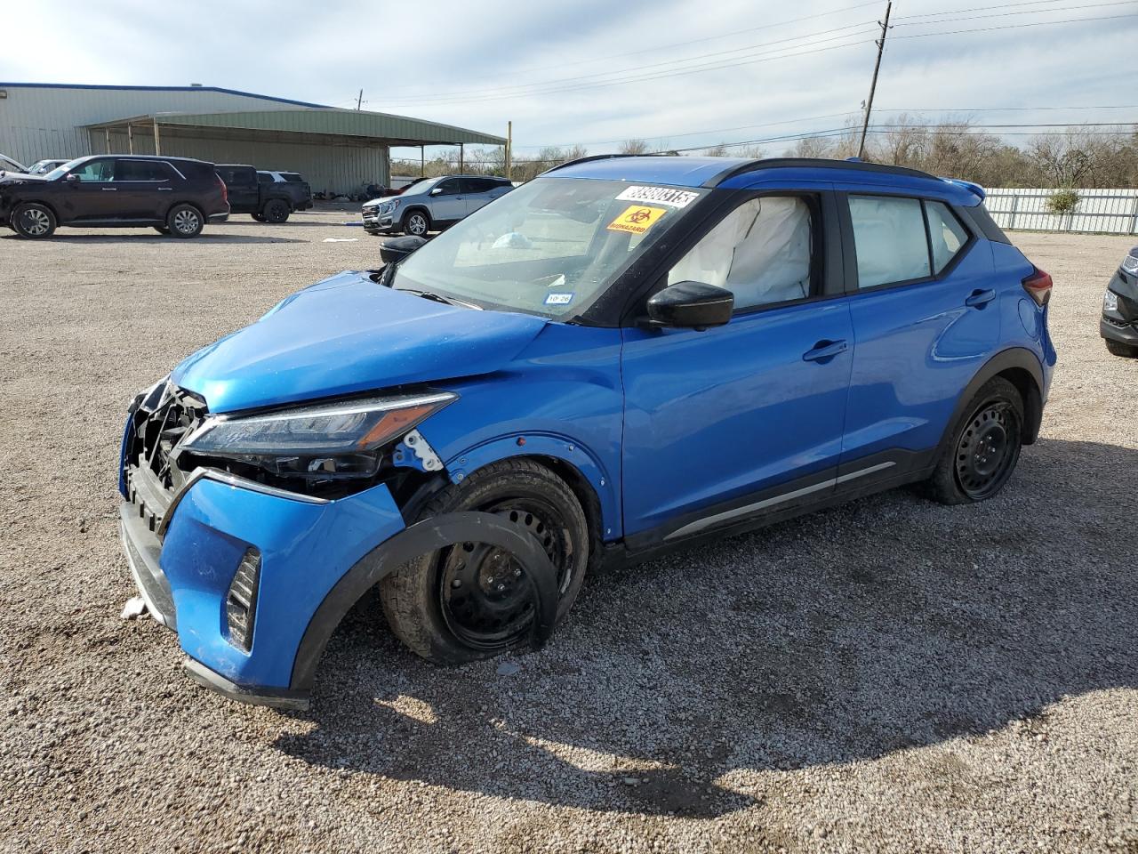 2024 Nissan Kicks Sr Blue vin: 3N1CP5DV9RL562090