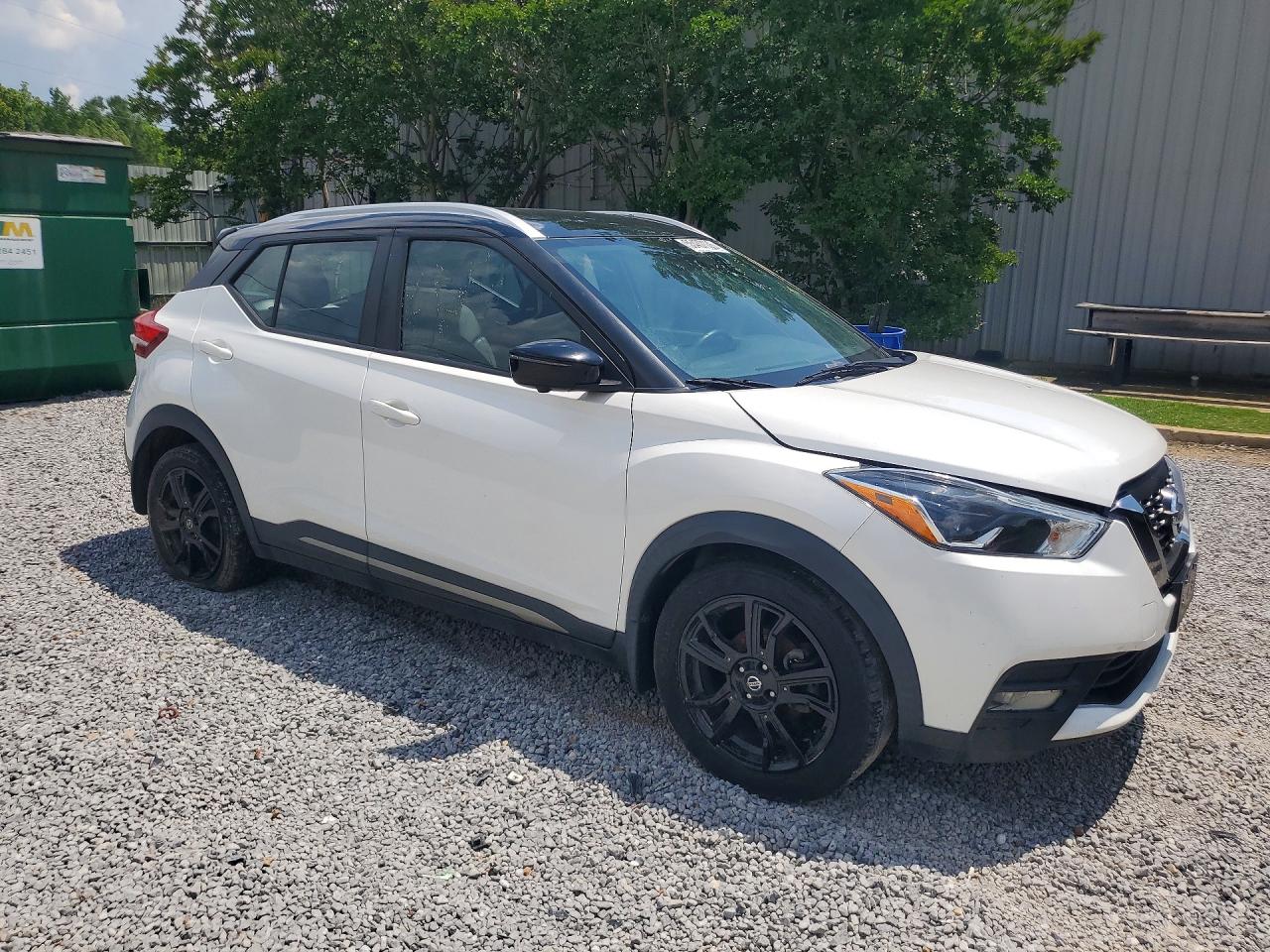 2020 Nissan Kicks Sr White vin: 3N1CP5DVXLL579648