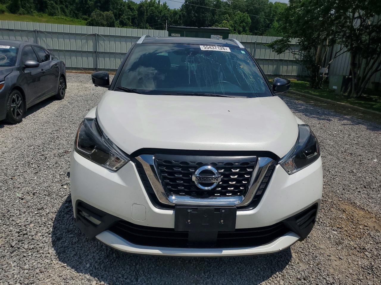 2020 Nissan Kicks Sr White vin: 3N1CP5DVXLL579648
