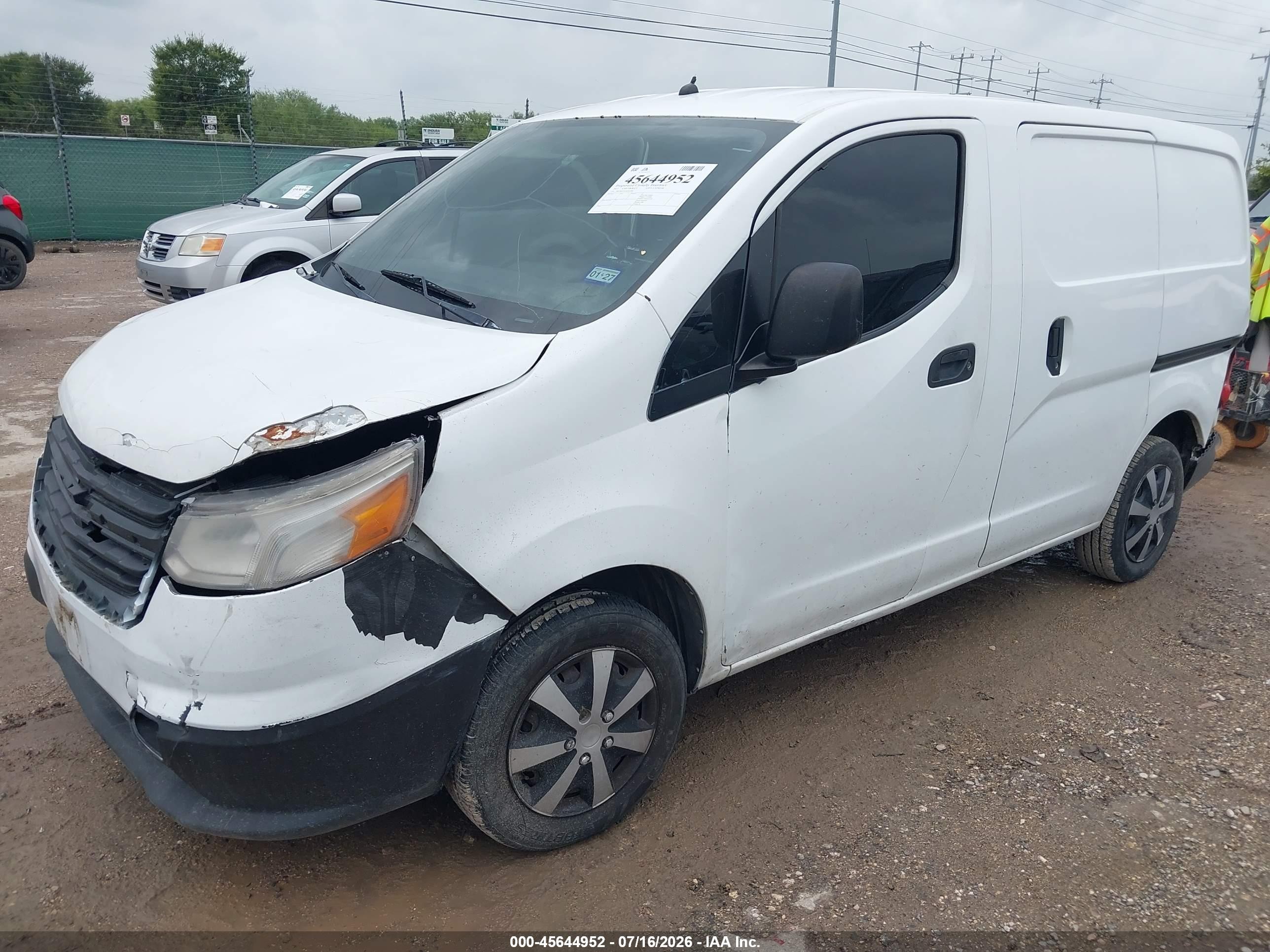2015 Chevrolet City Express 1ls White vin: 3N63M0YN0FK692096