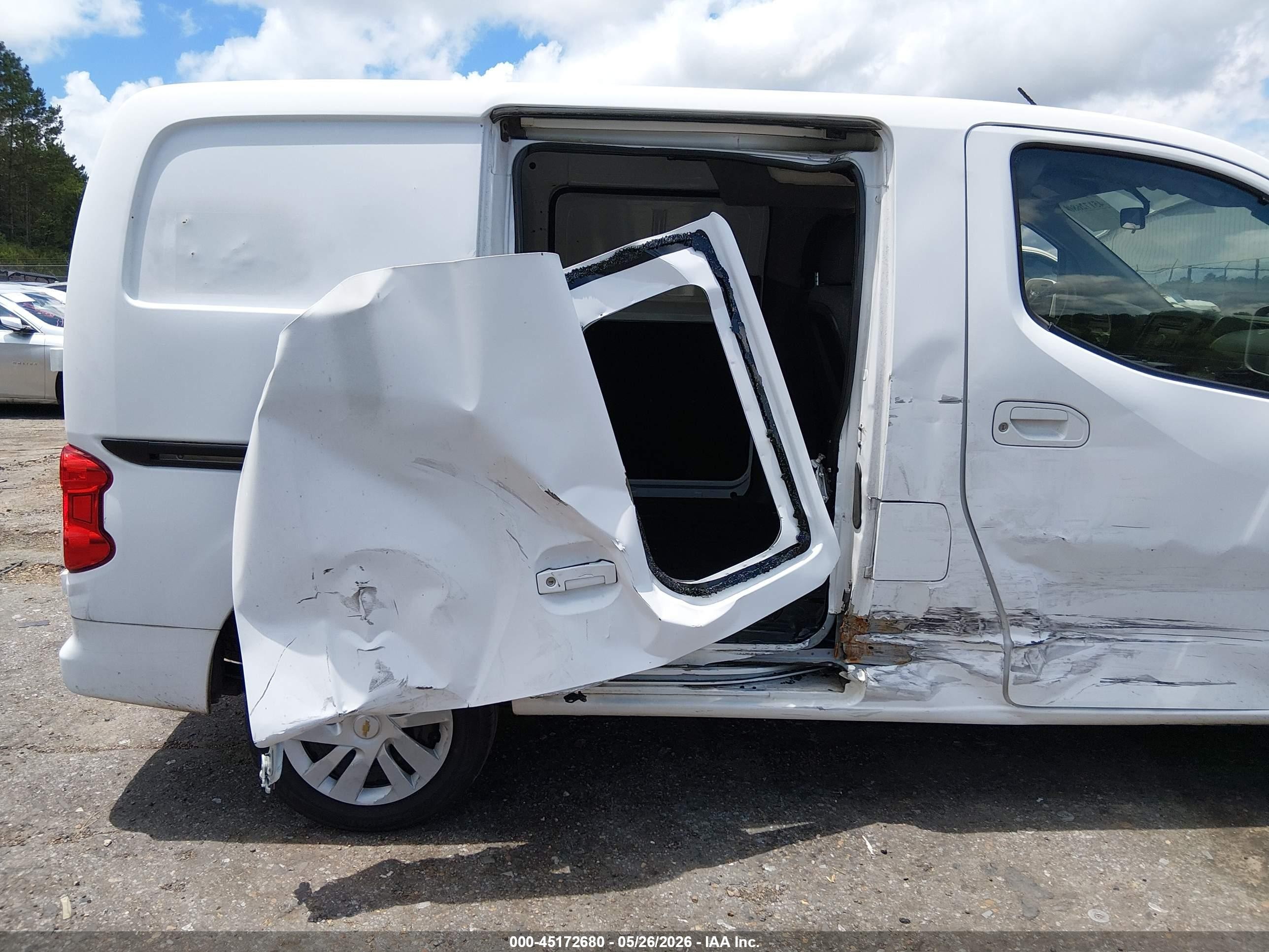 2015 Chevrolet City Express 1ls White vin: 3N63M0YN0FK709348