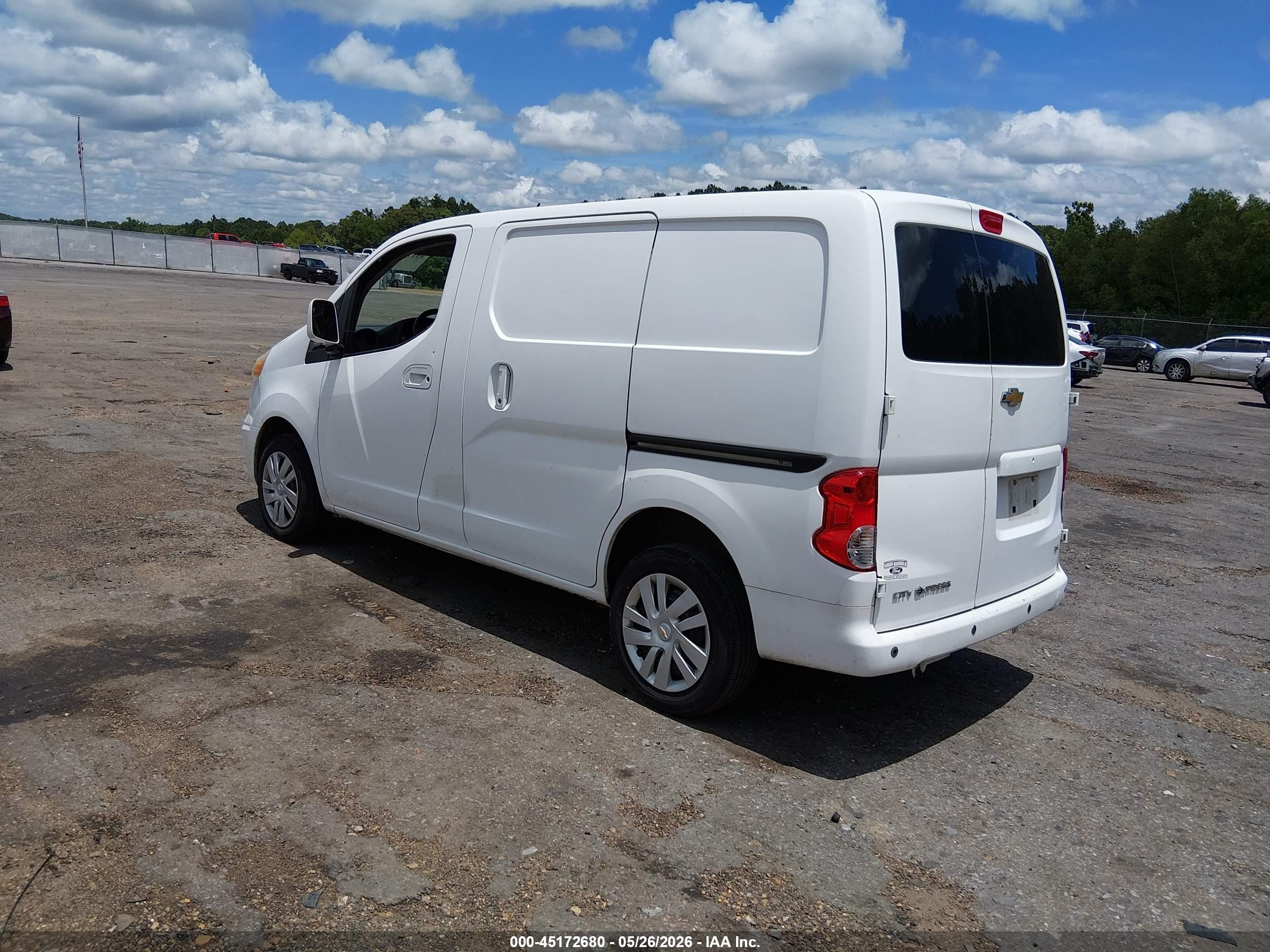 2015 Chevrolet City Express 1ls White vin: 3N63M0YN0FK709348