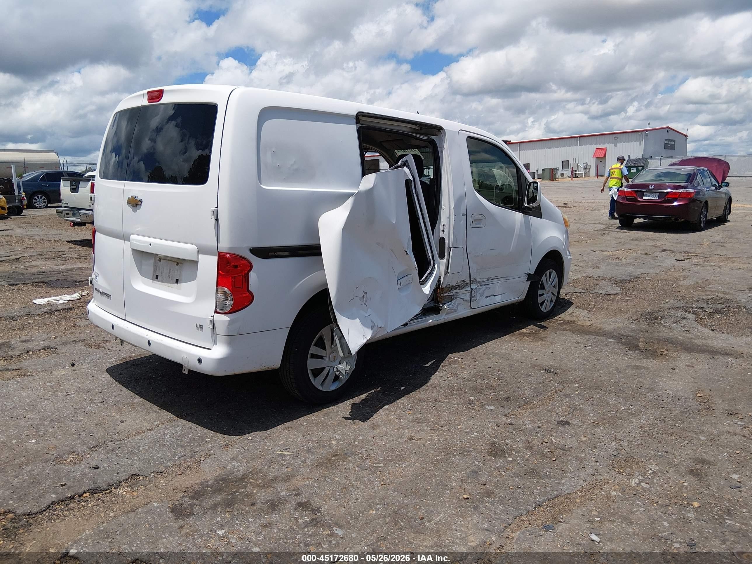 2015 Chevrolet City Express 1ls White vin: 3N63M0YN0FK709348