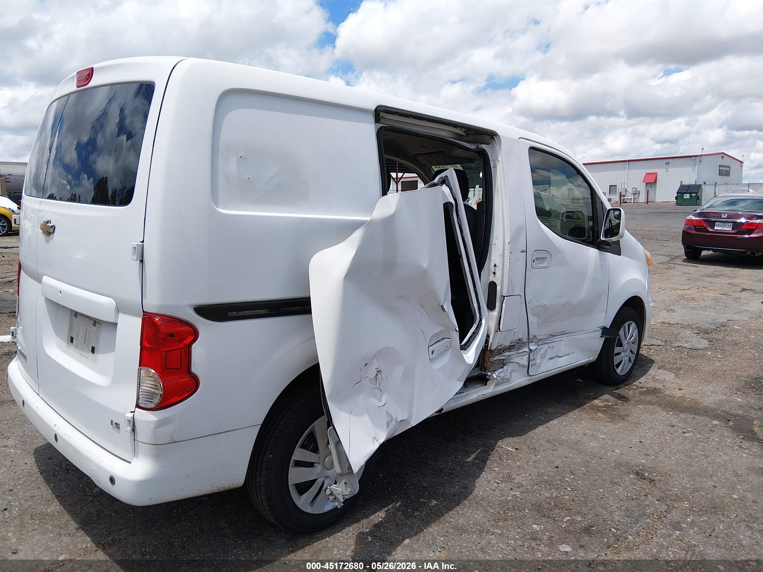2015 Chevrolet City Express 1ls White vin: 3N63M0YN0FK709348