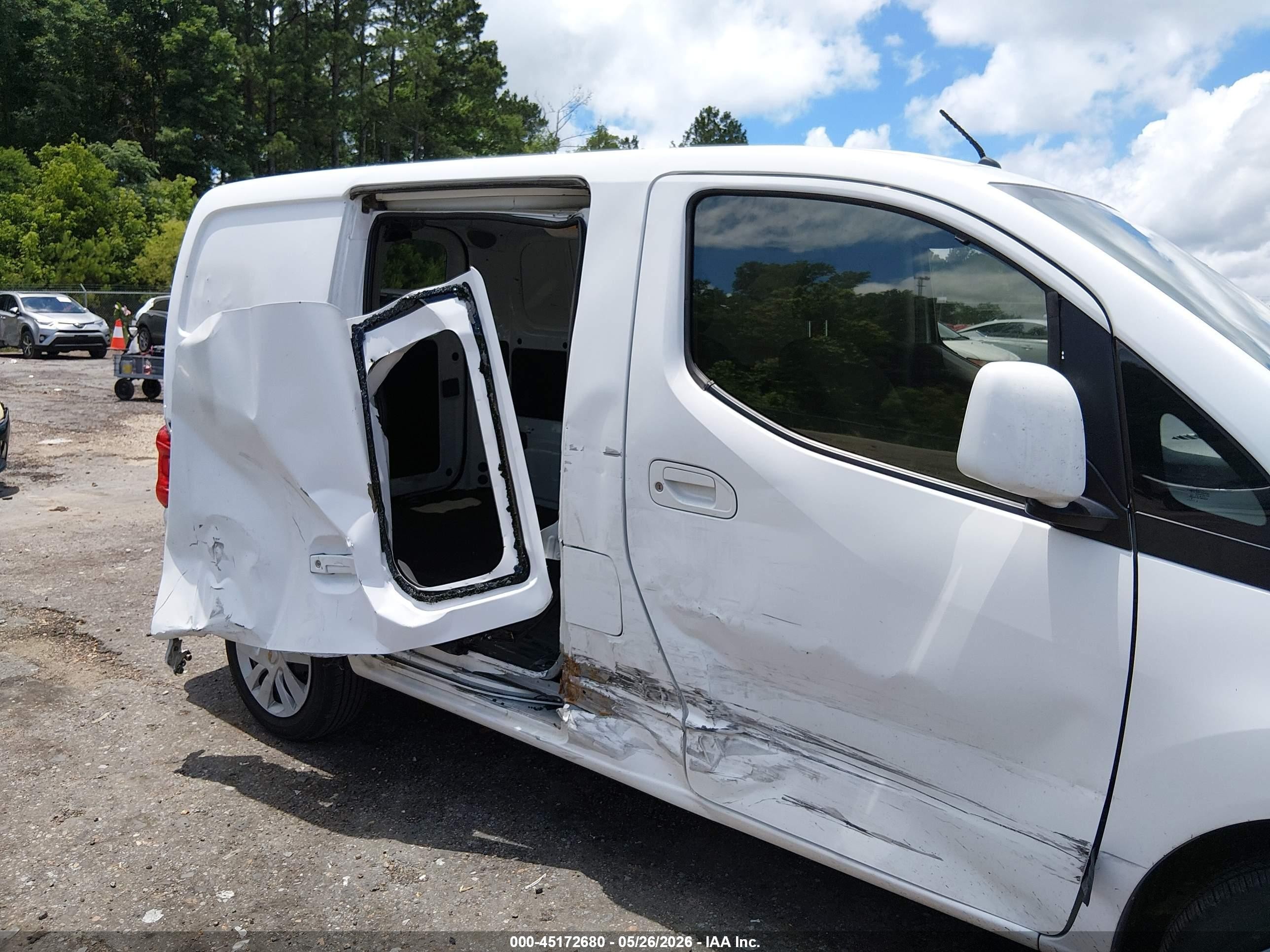 2015 Chevrolet City Express 1ls White vin: 3N63M0YN0FK709348