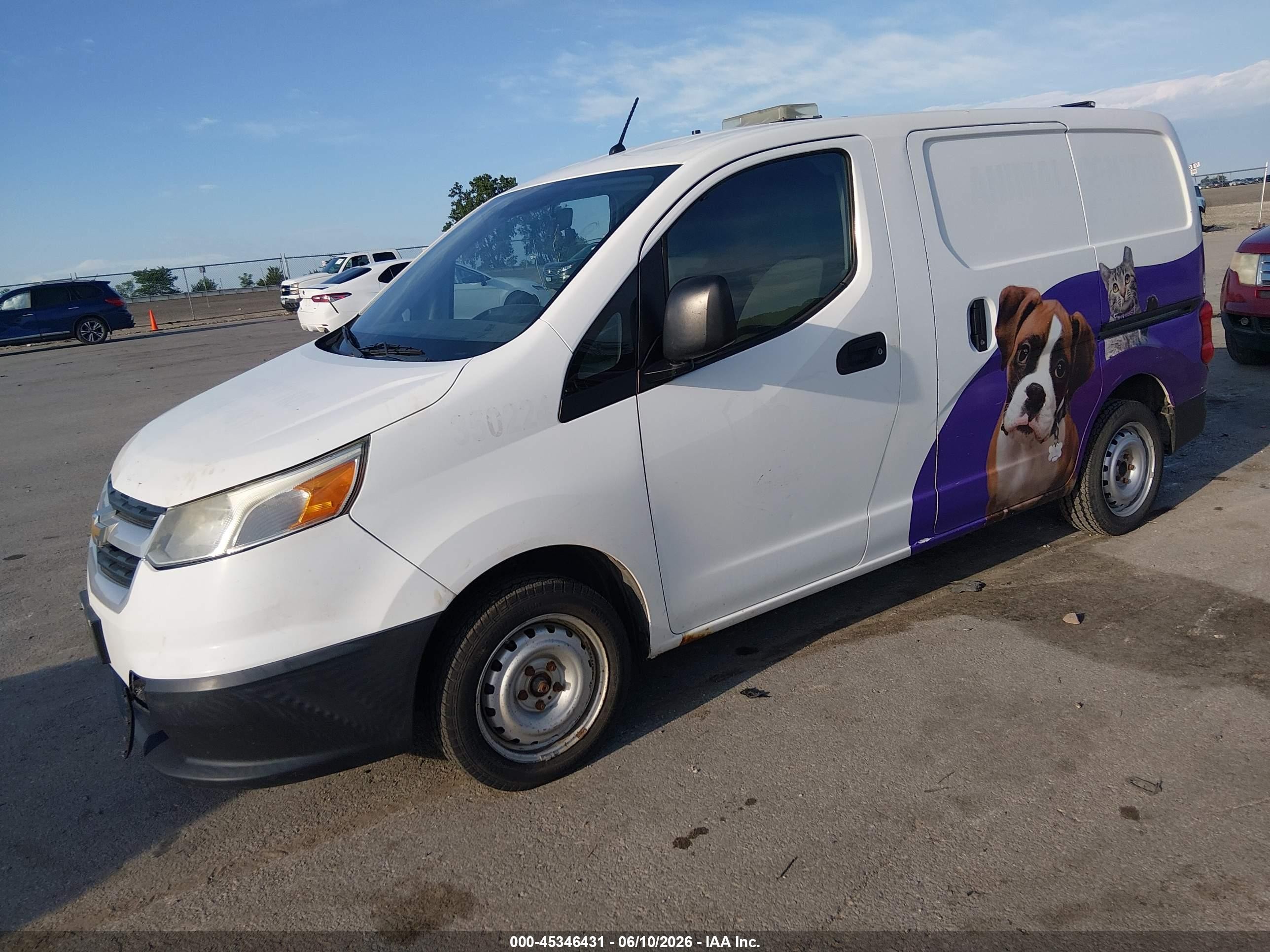 2015 Chevrolet City Express 1ls White vin: 3N63M0YN0FK726618