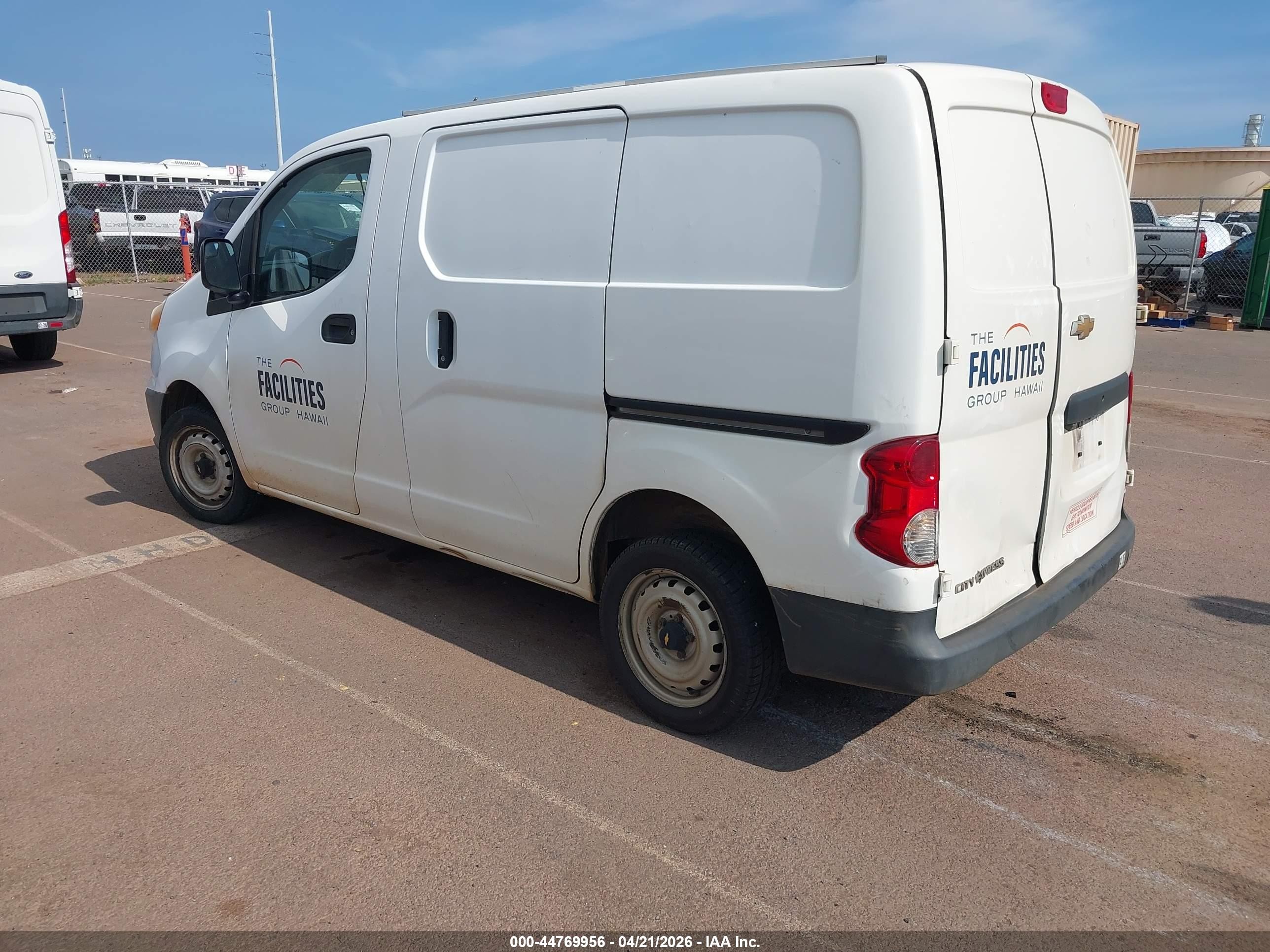 2015 Chevrolet City Express 1ls White vin: 3N63M0YN1FK706071