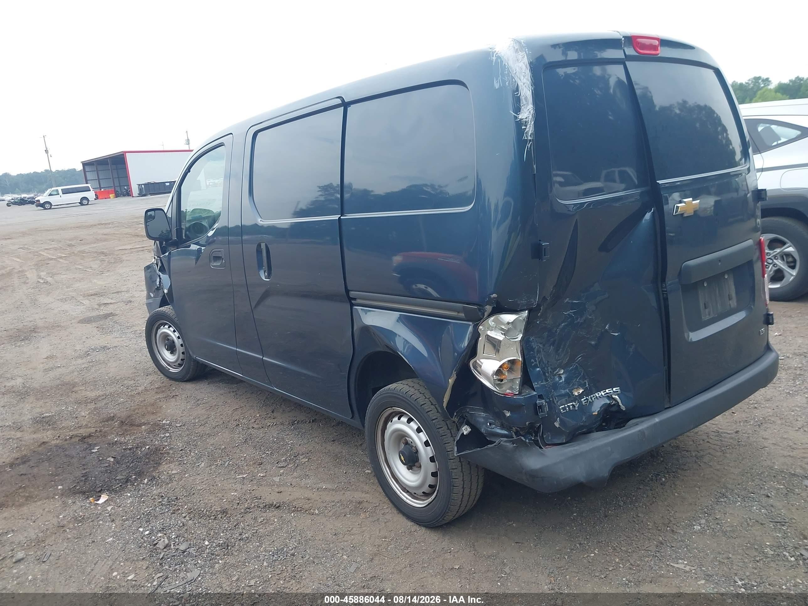 2015 Chevrolet City Express 1ls Blue vin: 3N63M0YN3FK695543