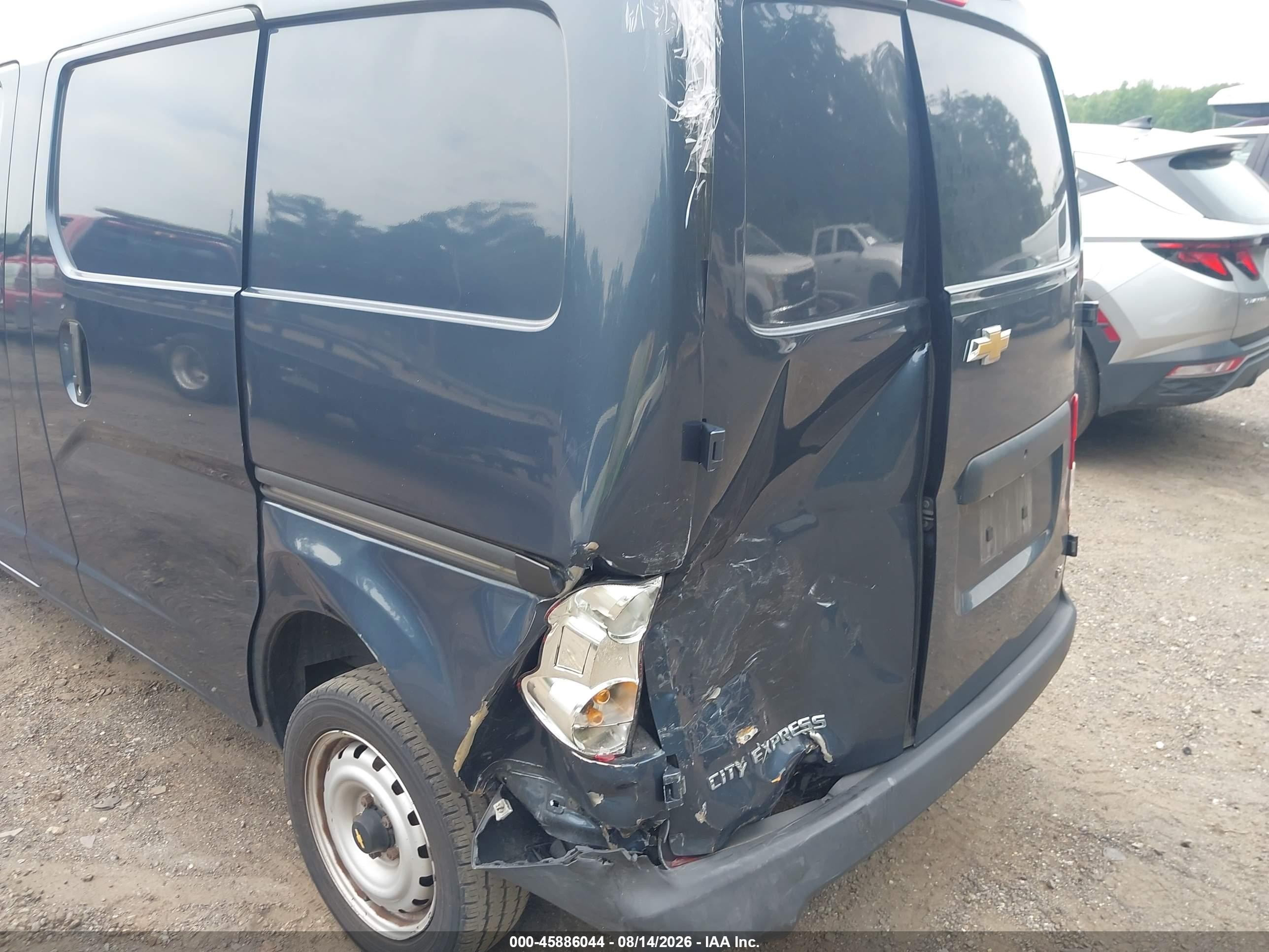 2015 Chevrolet City Express 1ls Blue vin: 3N63M0YN3FK695543