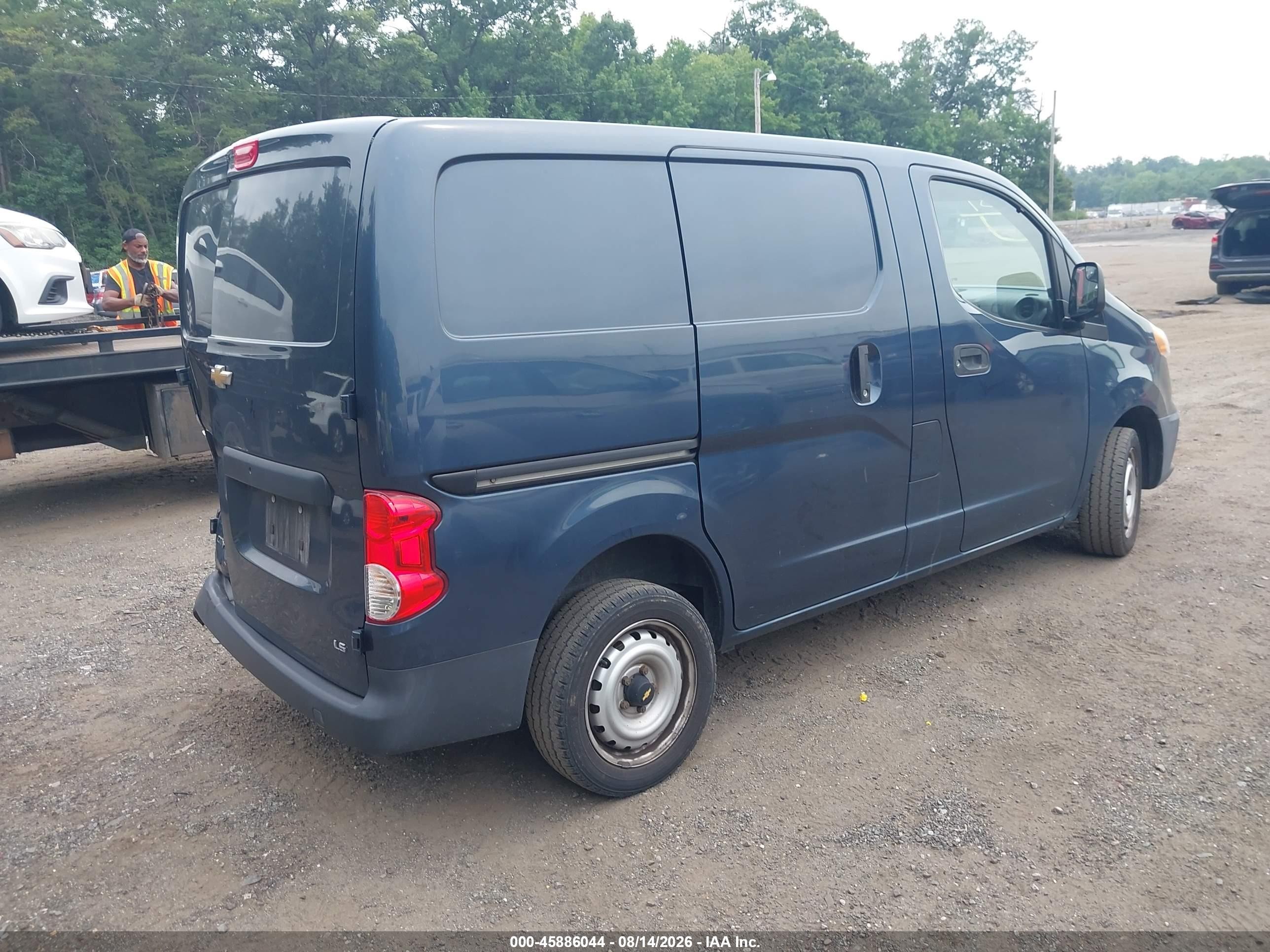 2015 Chevrolet City Express 1ls Blue vin: 3N63M0YN3FK695543