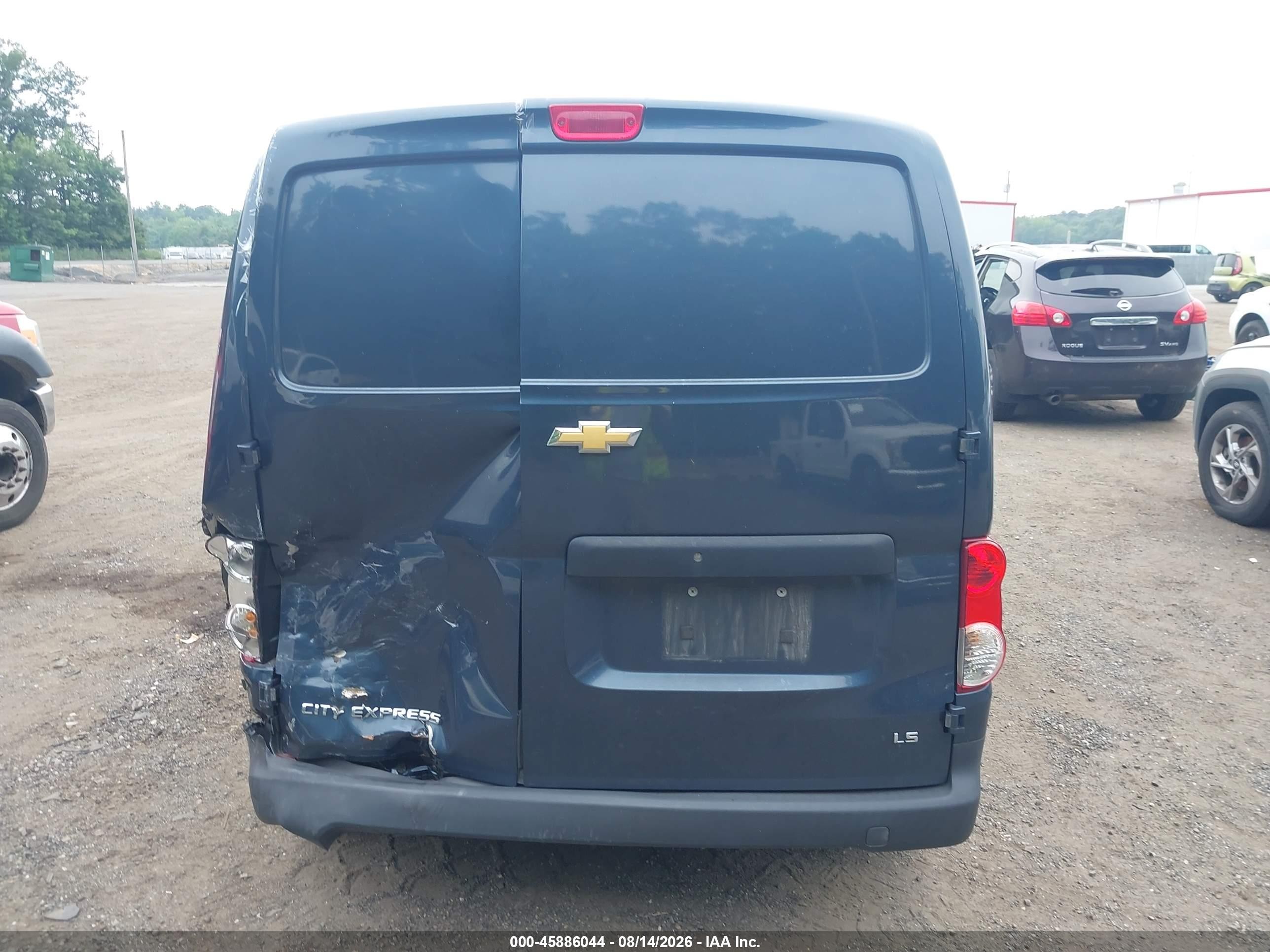 2015 Chevrolet City Express 1ls Blue vin: 3N63M0YN3FK695543